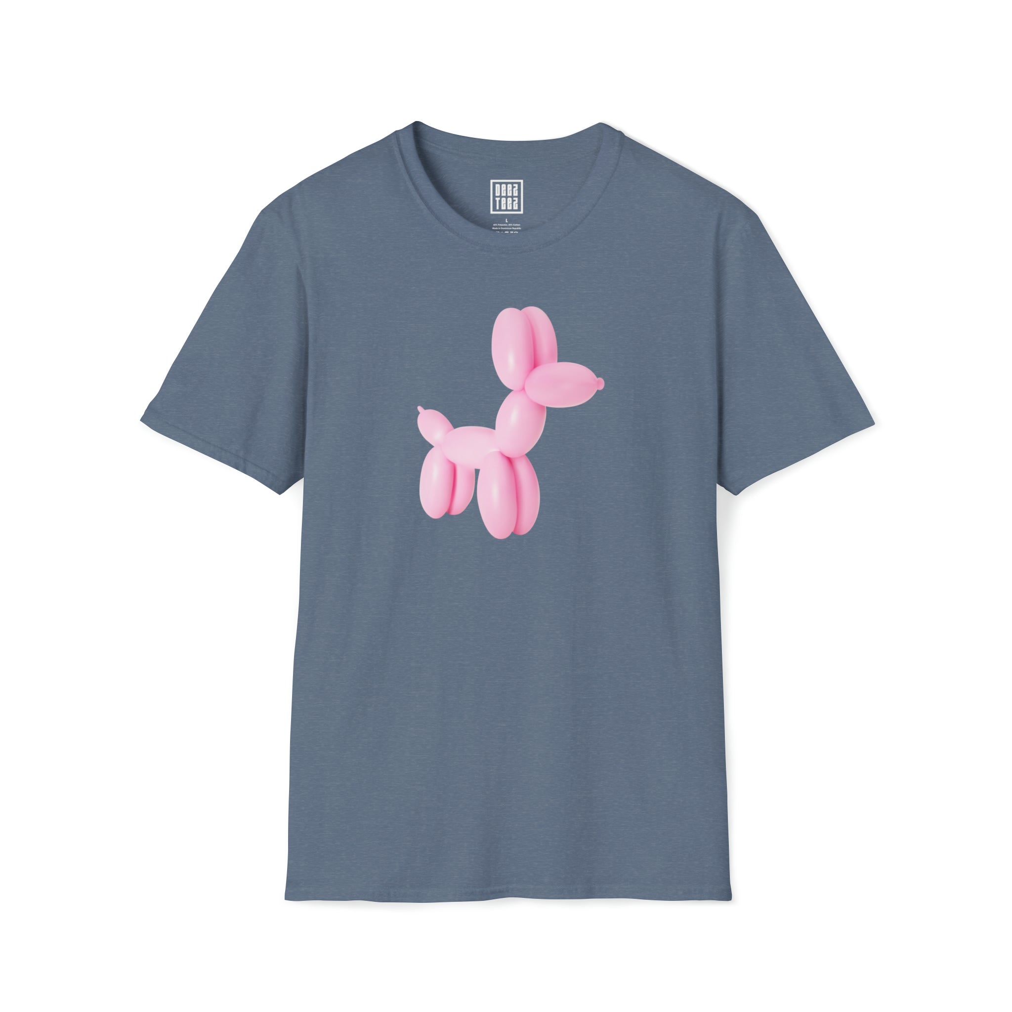 Pink Twisted Ballon Dog Graphic T-Shirt - Deez Teez