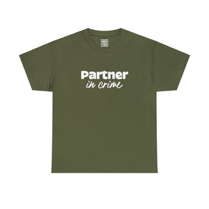 Dynamic Duo 'Partner in Crime' Couples T-Shirt - Deez Teez