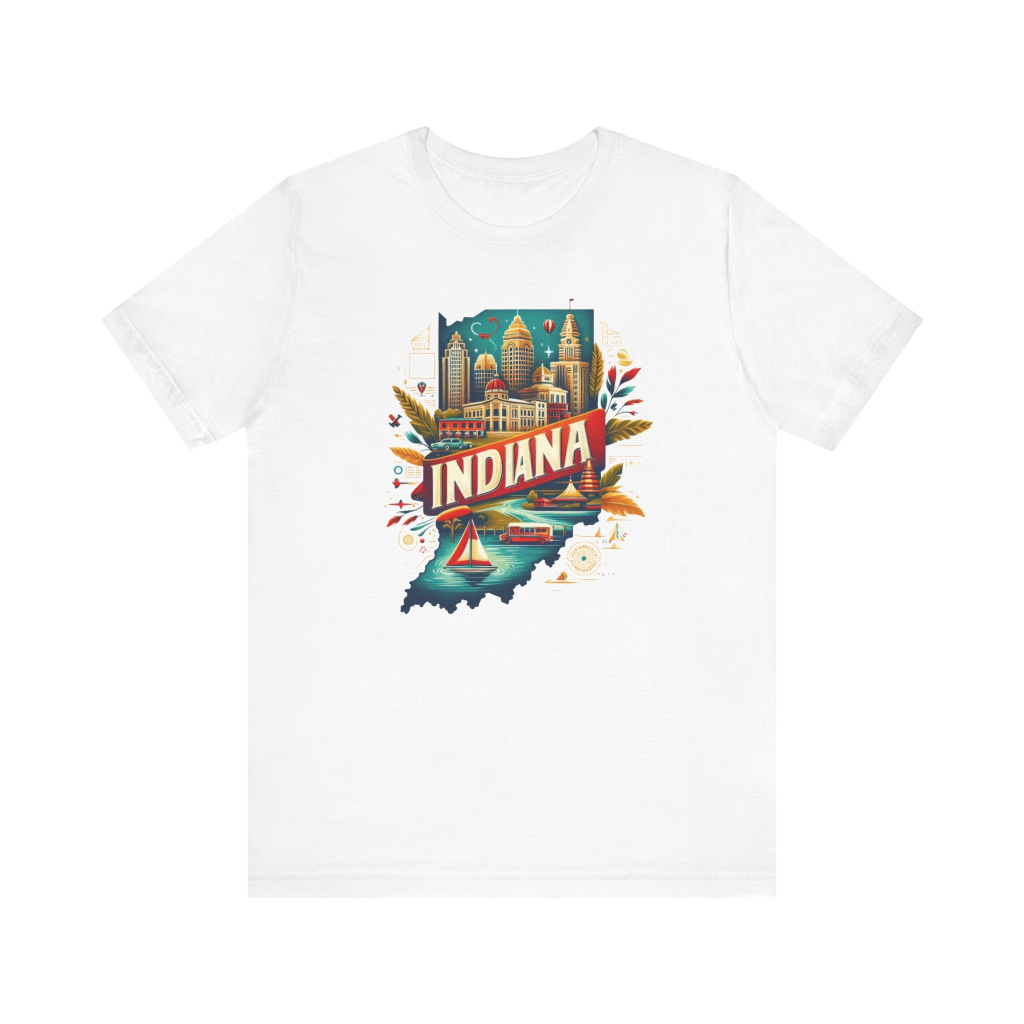 Indiana State Pride T-Shirt | State of Indiana Graphic Tee - Deez Teez