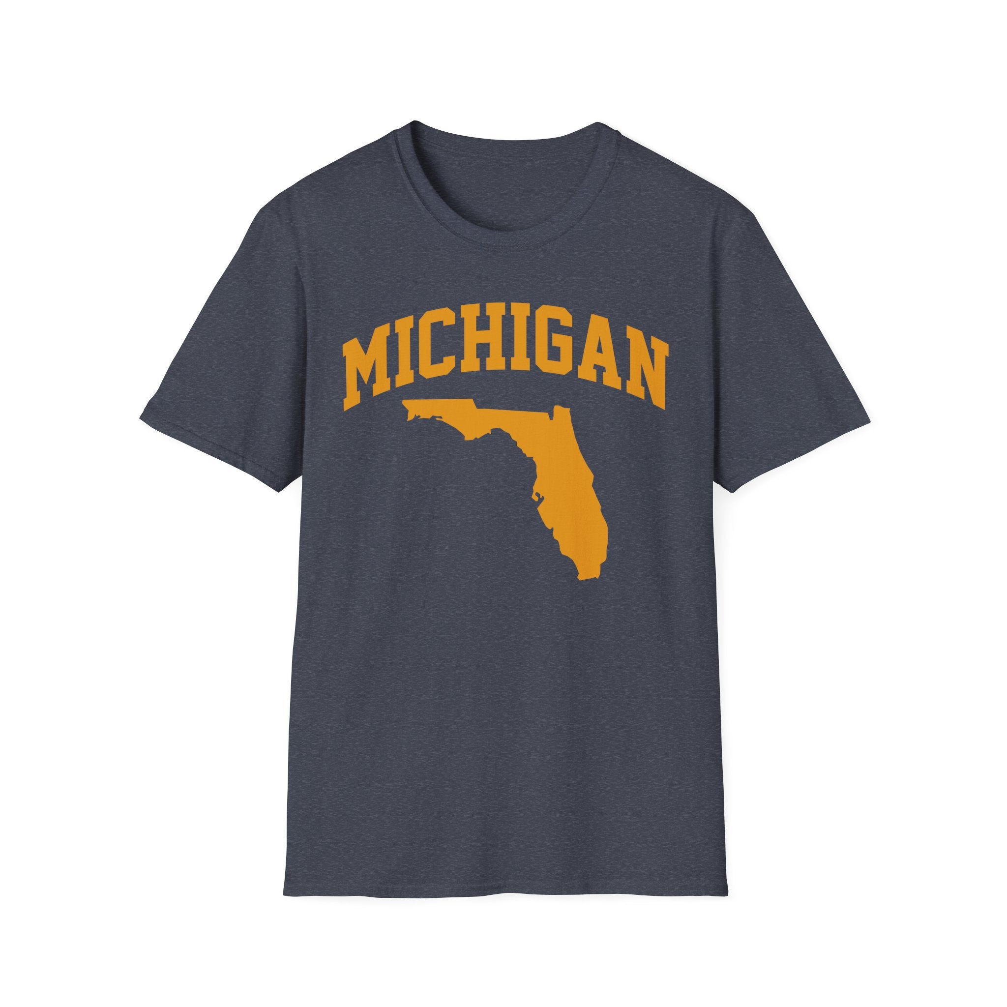 Michigan/Florida Snowbird Satire T-Shirt | Winter Migration Tee - Deez Teez