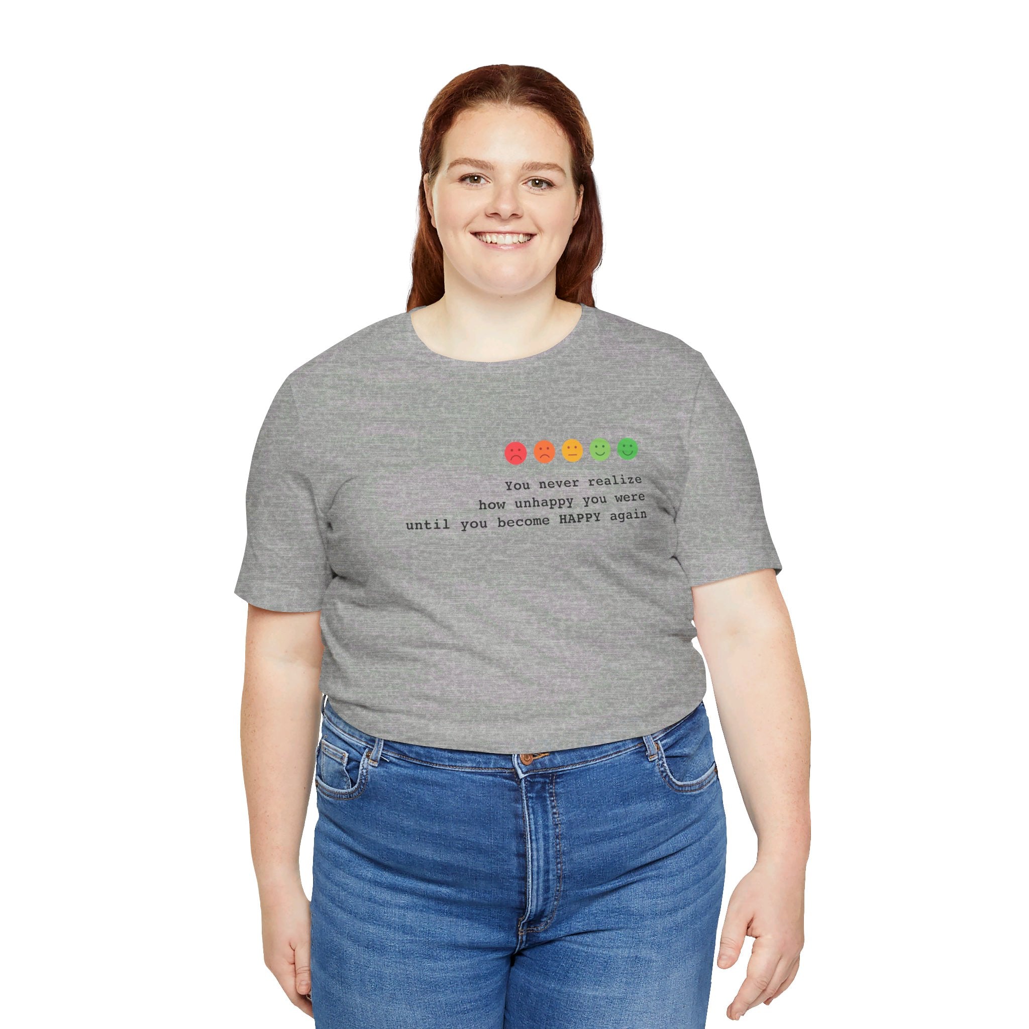 Happiness Quote T-Shirt | Happiness Realization - Deez Teez