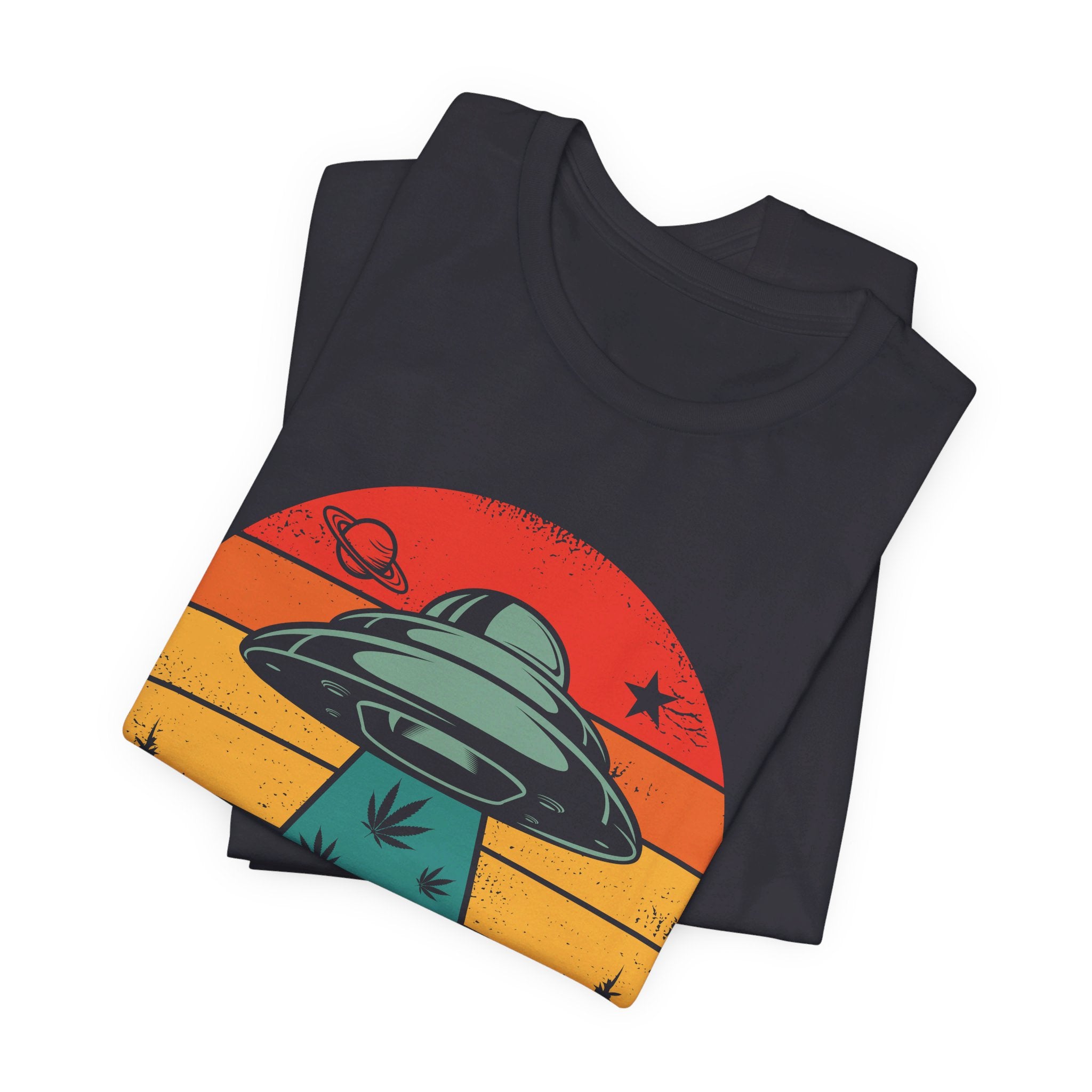 Area 420 Cannabis T-Shirt | Spaced Out Crewneck T-Shirt - Deez Teez