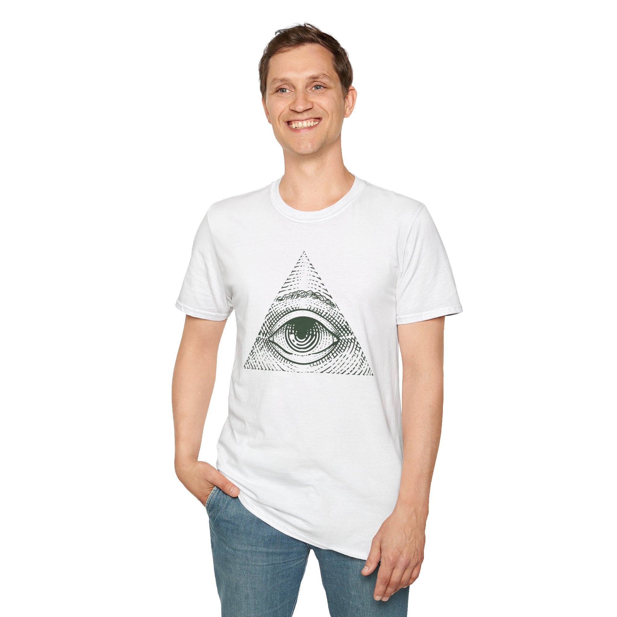 Illuminati Eye T-Shirt | Mysterious All-Seeing Eye Design