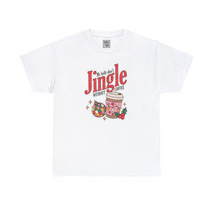 Coffee Lover's Christmas | 'My Bells Don't Jingle Without Coffee' Graphic T-Shirt - Deez Teez