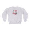 'Feliz Naughty Dog' Funny Christmas Unisex NuBlend® Crewneck Sweatshirt - Deez Teez