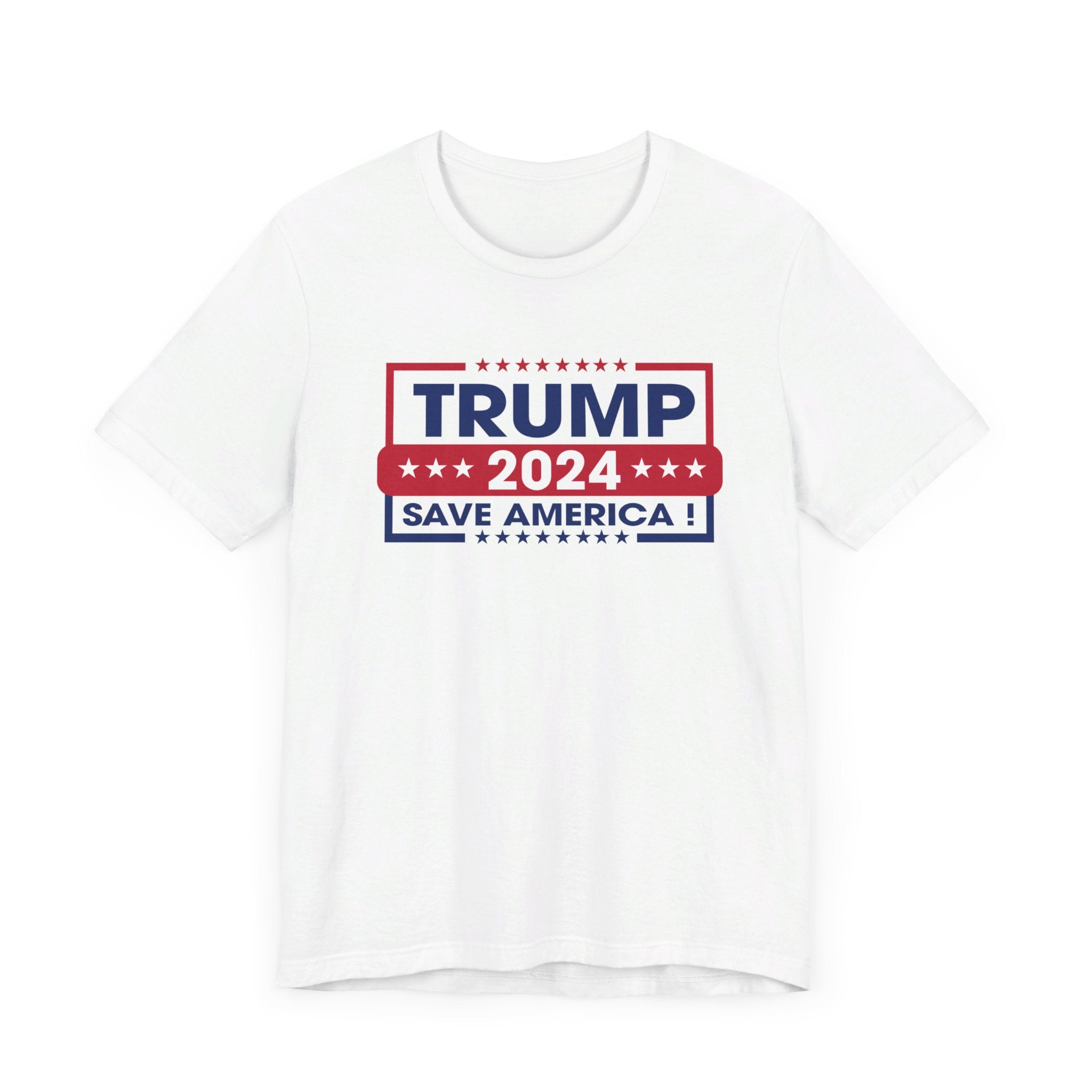 Trump 2024 Save America Banner Graphic T-Shirt | Republican Party Election Tee - Deez Teez