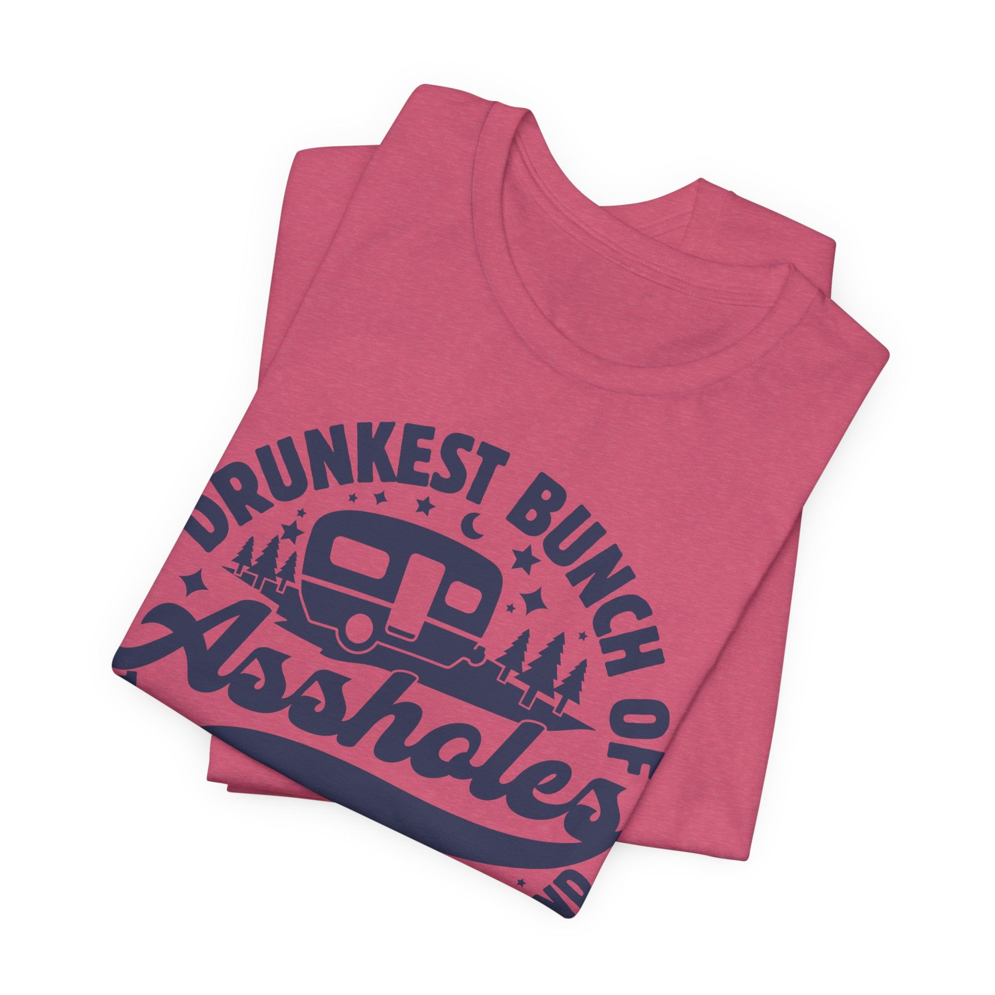 Drunkest Bunch in the Campground T-Shirt | Camper Humor Tee - Deez Teez