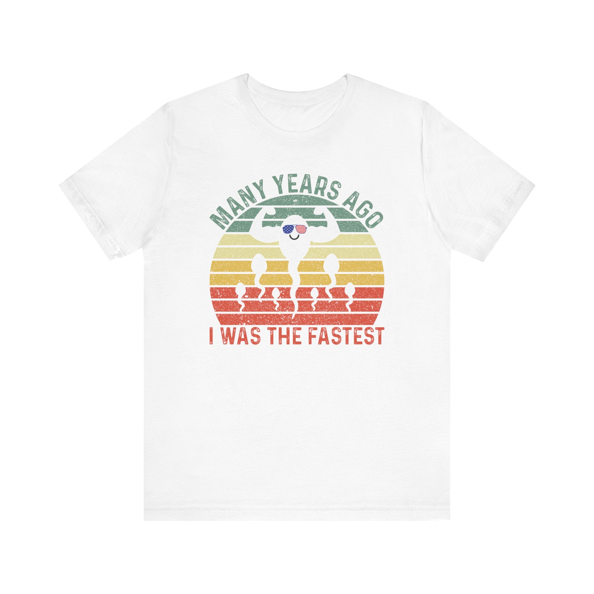 'Many Years Ago I was the Fastest' T-Shirt | Strong Swimmer Tee - Deez Teez