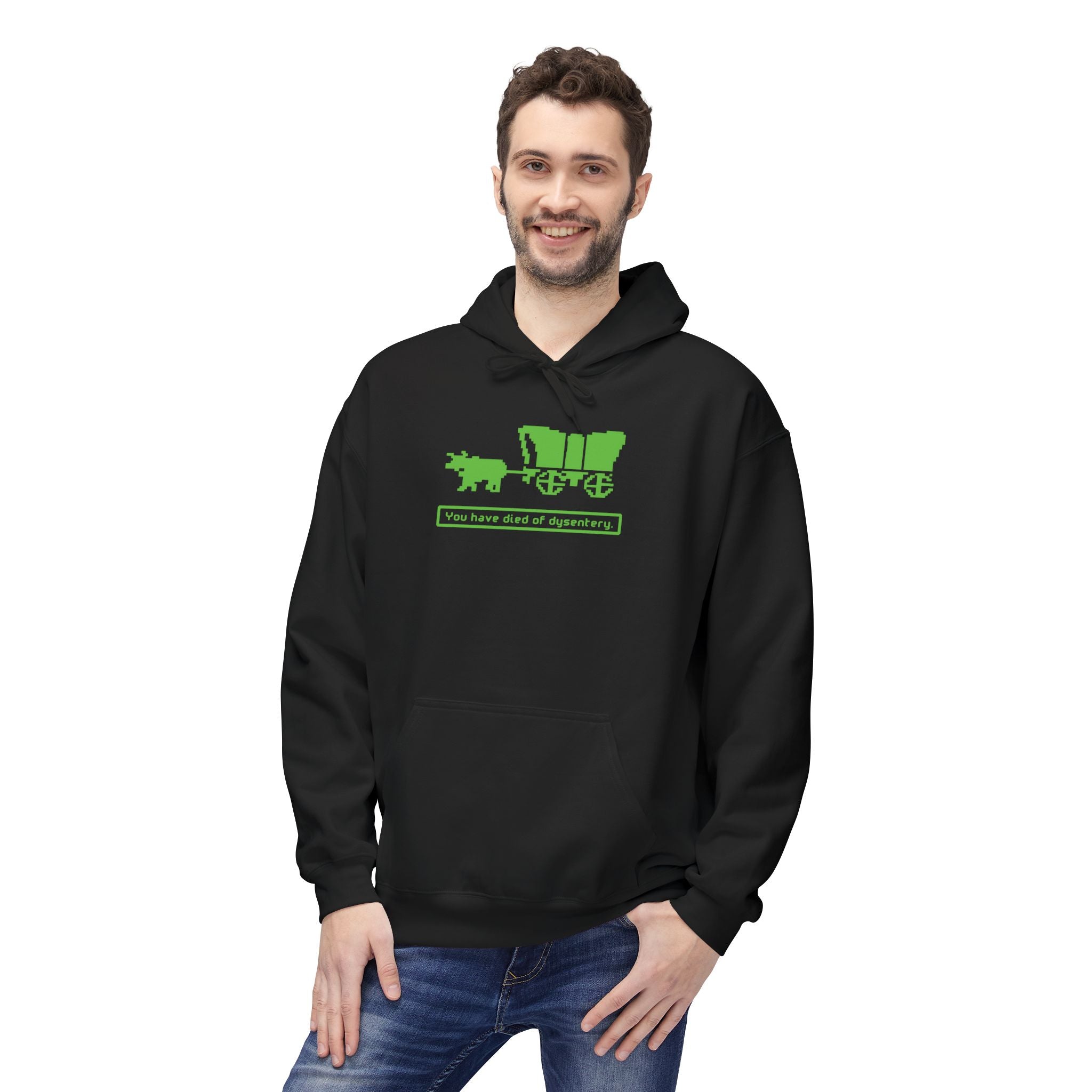 You Have Died of Dysentery Hoodie | Oregon Trail Video Game Classic Sweatshirt