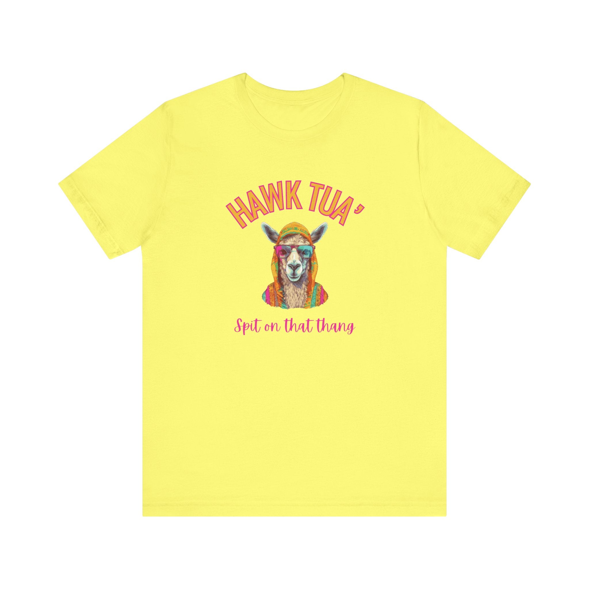 Hawk Tua Funny Parody T-Shirt | Llama Spit Edition - Deez Teez