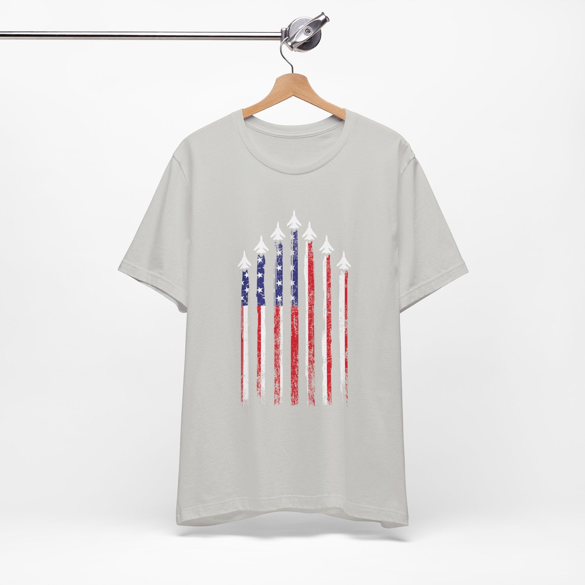 Military Honor T-Shirt | Jet Formation USA Tee | Gift for Airmen - Deez Teez