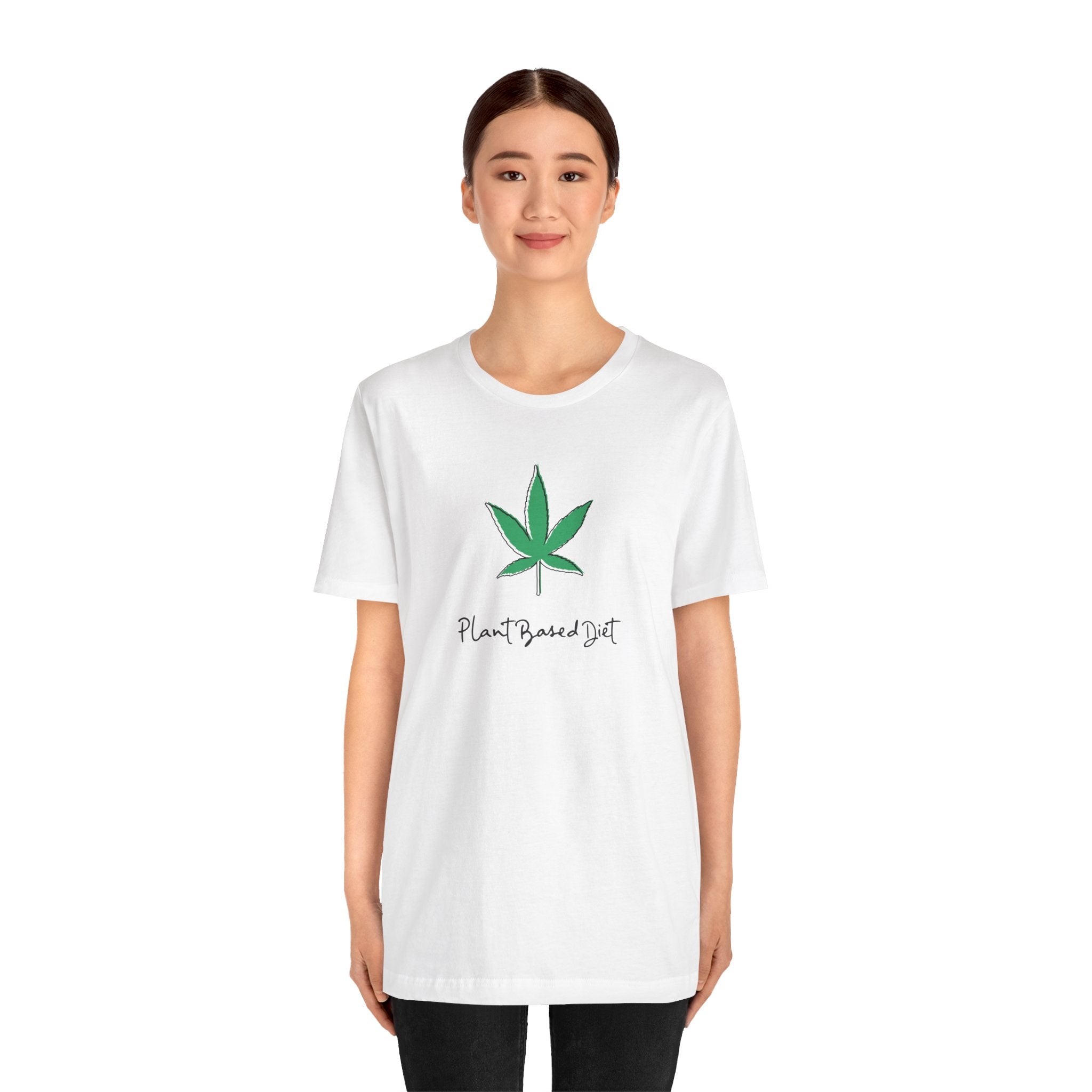Plant Based Diet Cannabis T-Shirt - Deez Teez