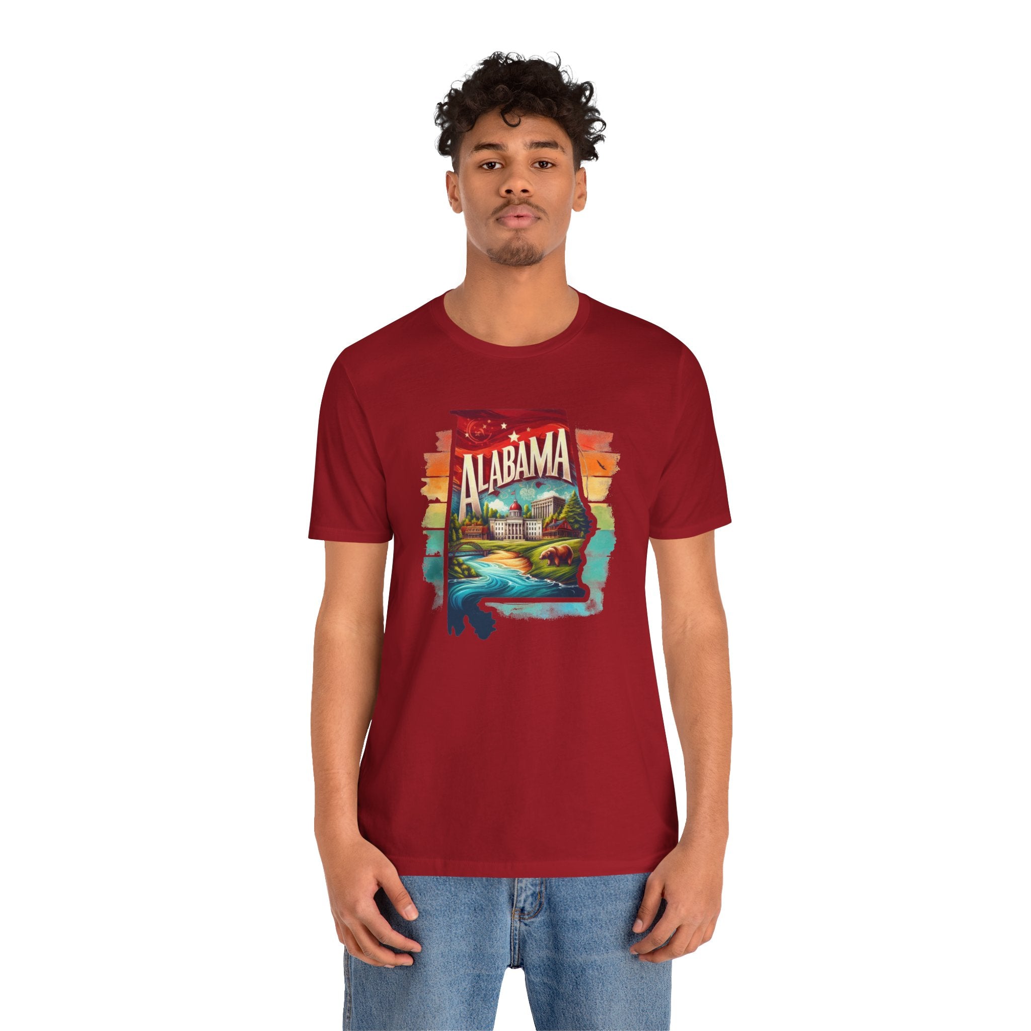 Alabama State Pride Jersey Tee - Deez Teez
