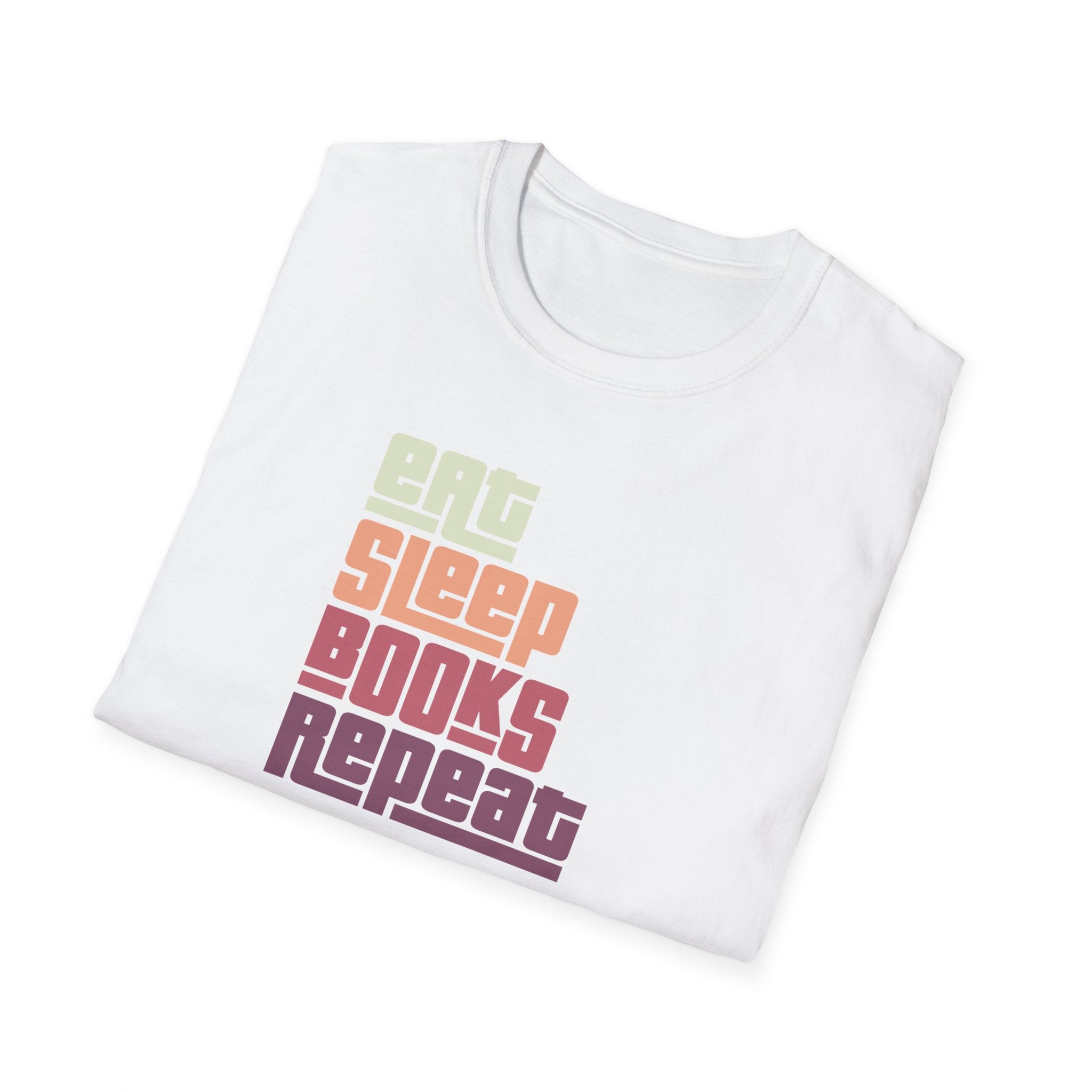 'Eat. Sleep. Books. Repeat.' Reader Life T-Shirt | Book Lover Tee