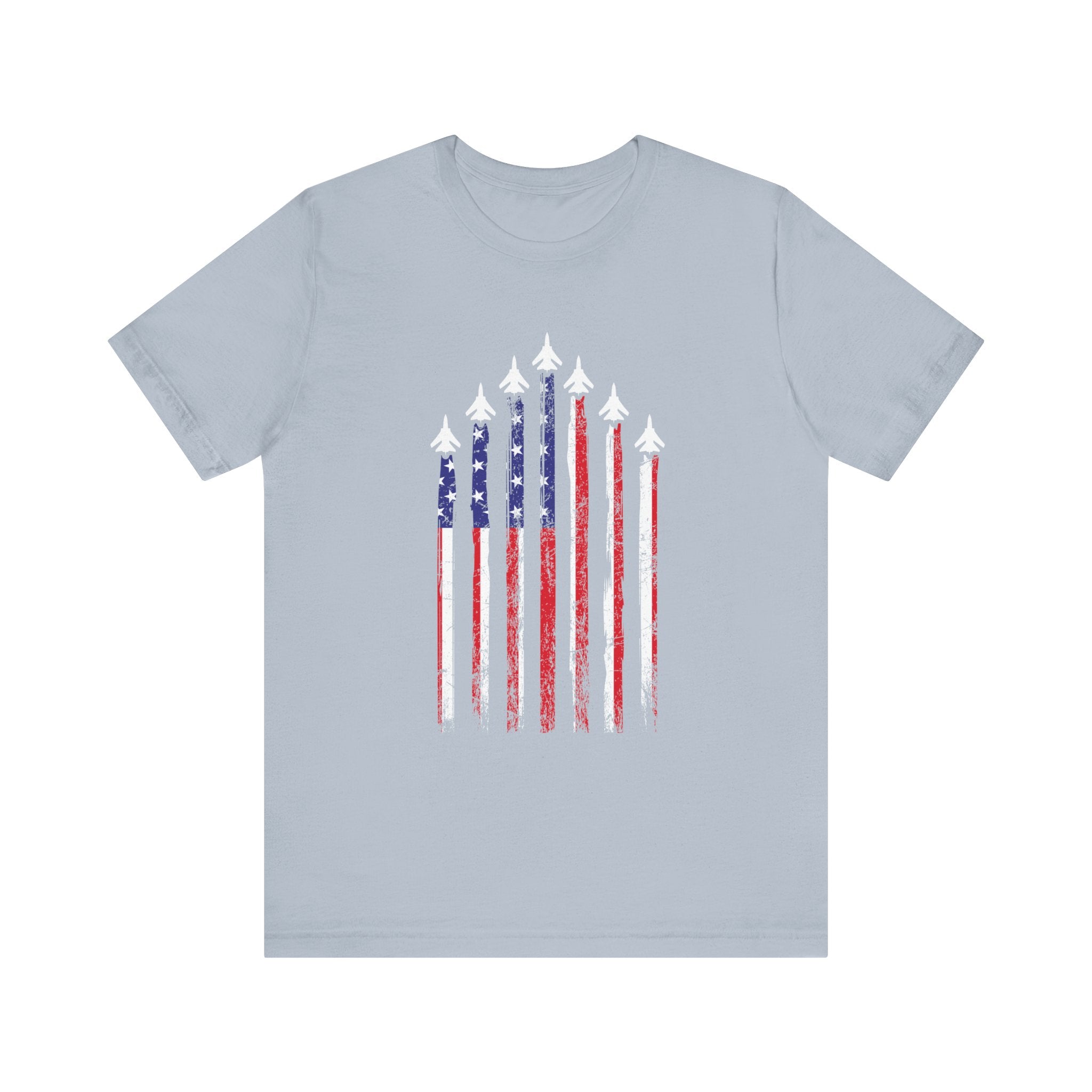 Military Honor T-Shirt | Jet Formation USA Tee | Gift for Airmen - Deez Teez