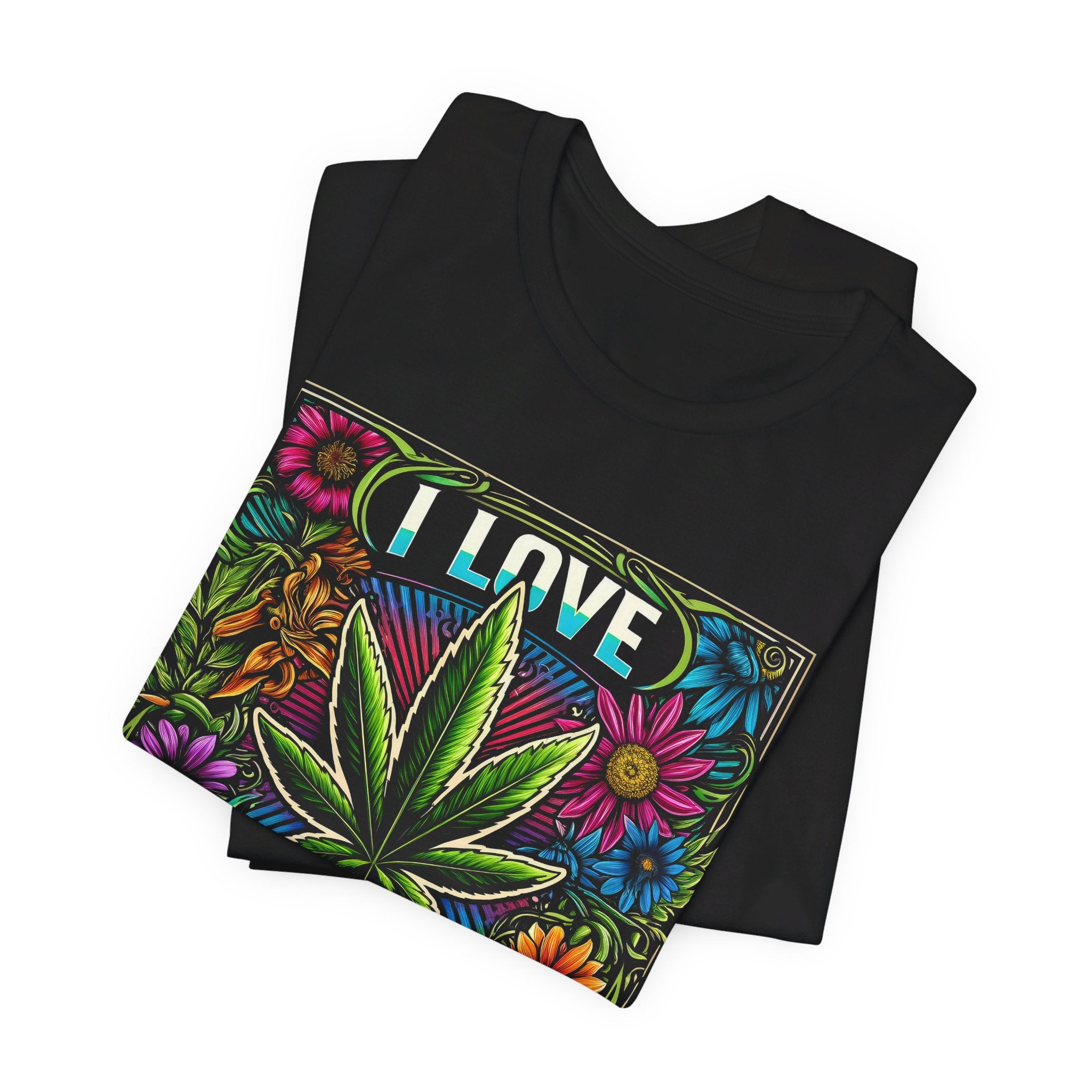 'I Love Gardening' Cannabis Graphic T-Shirt | - Deez Teez