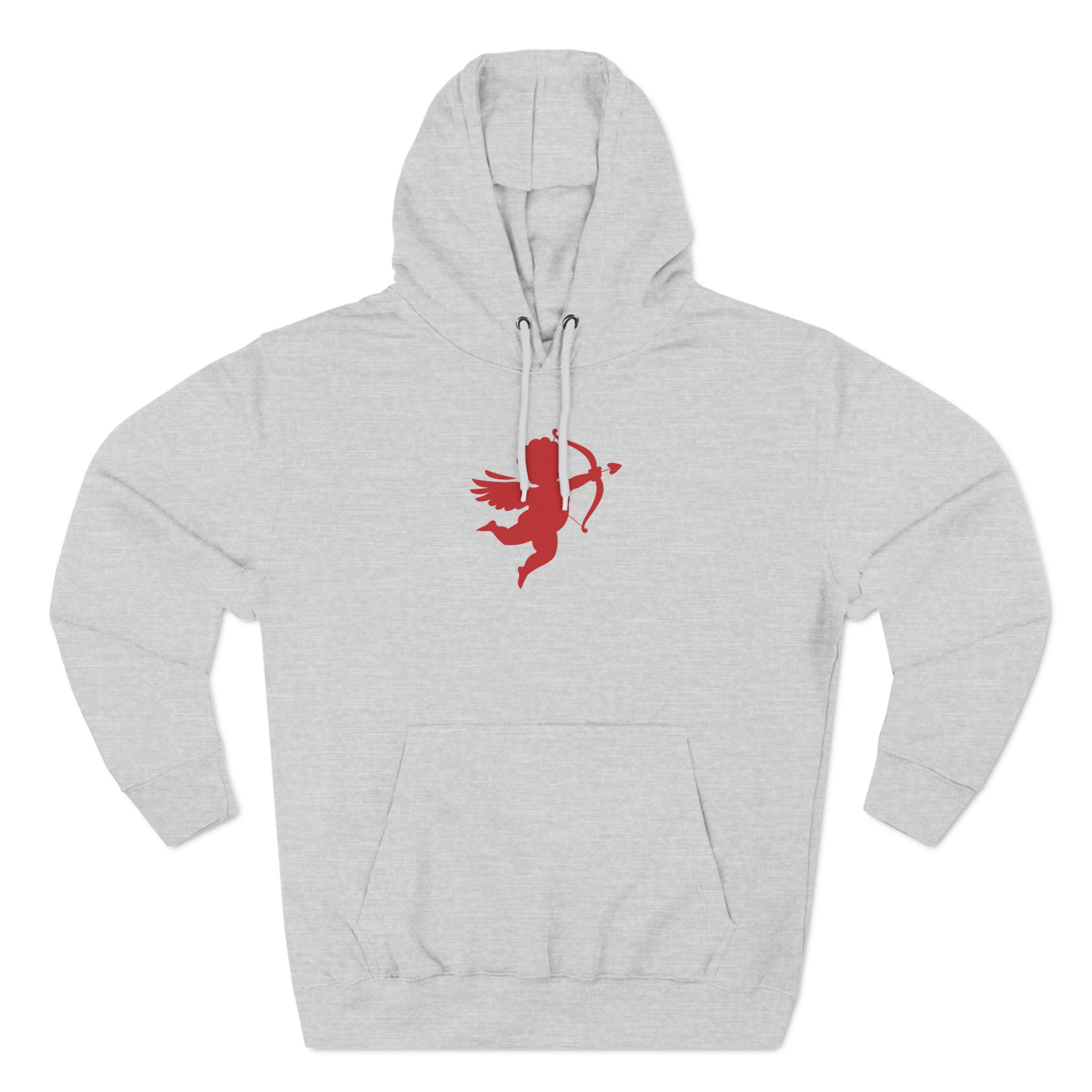 Cupid Silhouette Valentine Graphic | Valentine's Day Hoodie | Cupid's Arrow Design - Deez Teez