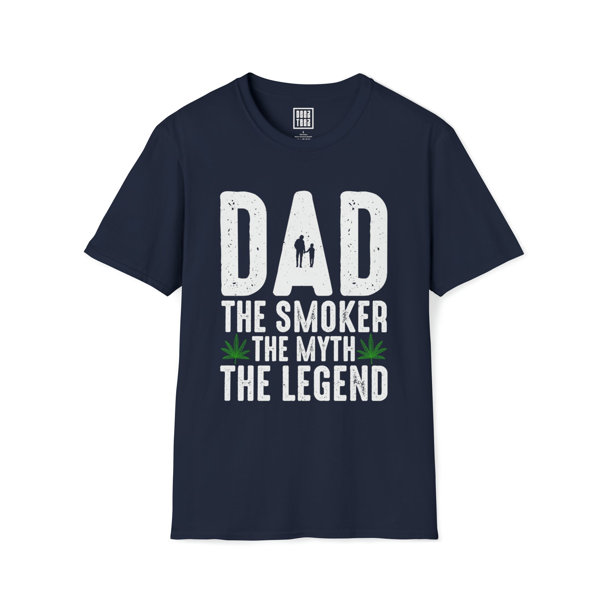 Funny Dad Smoker T-Shirt | "The Smoker, The Myth, The Legend" Tee | Humorous Weed Graphic Shirt | Unique Father's Gift - Deez Teez