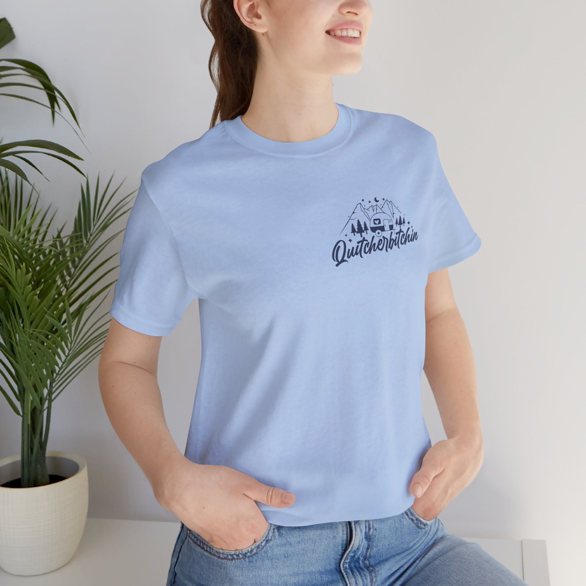 Camp Quitcherbitchin T-Shirt | Happy Camper Tee - Deez Teez