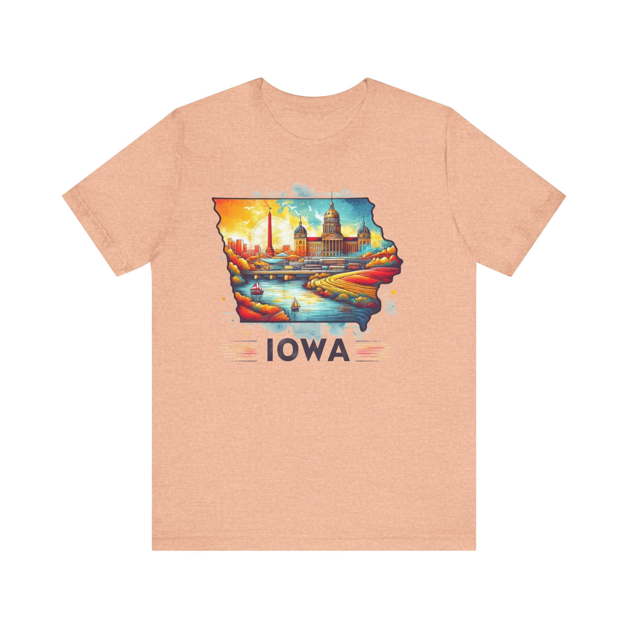 Iowa State Pride T-Shirt | State of Iowa Graphic Tee - Deez Teez