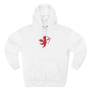 Cupid Silhouette Valentine Graphic | Valentine's Day Hoodie | Cupid's Arrow Design - Deez Teez