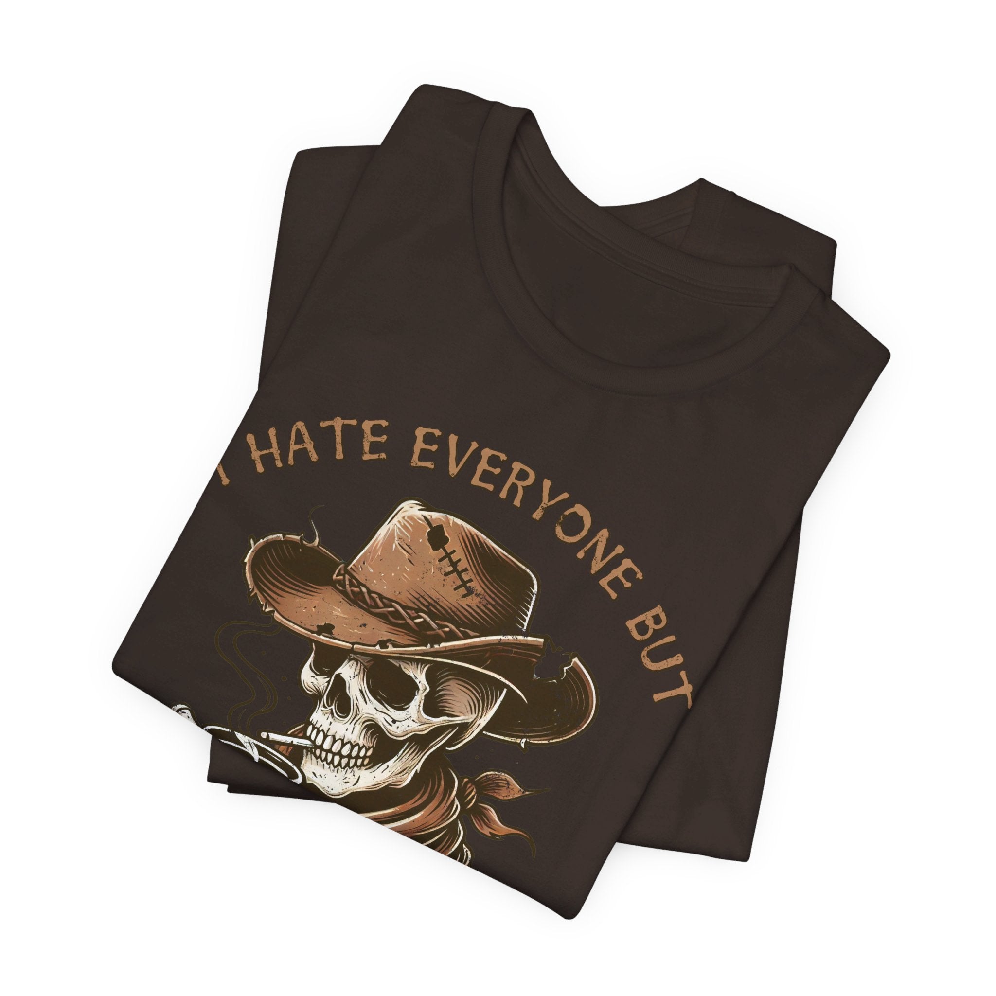 'I Hate Everyone But Coffee Helps' Graphic T-shirt - Deez Teez