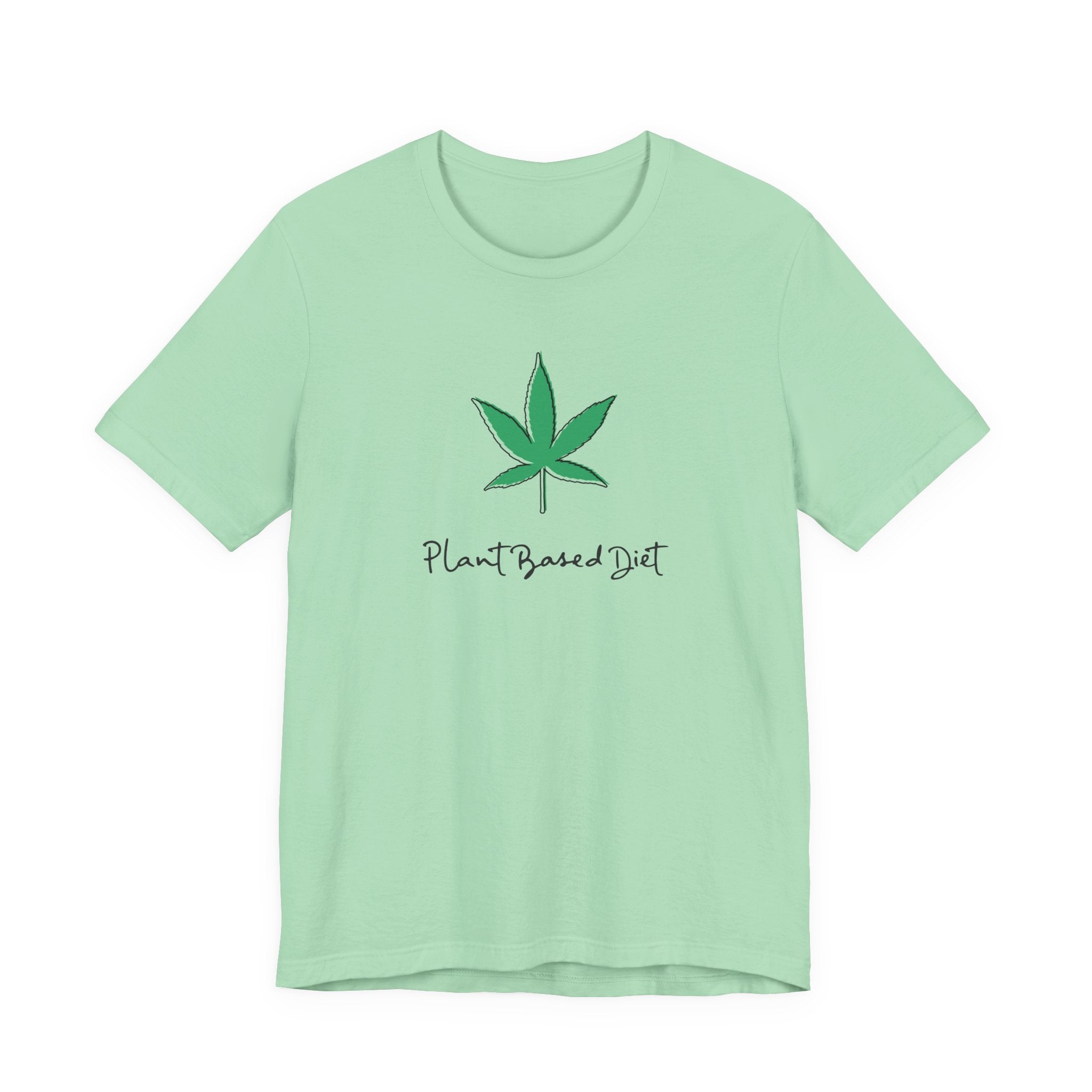 Plant Based Diet Cannabis T-Shirt - Deez Teez