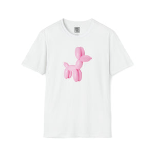 Pink Twisted Ballon Dog Graphic T-Shirt - Deez Teez