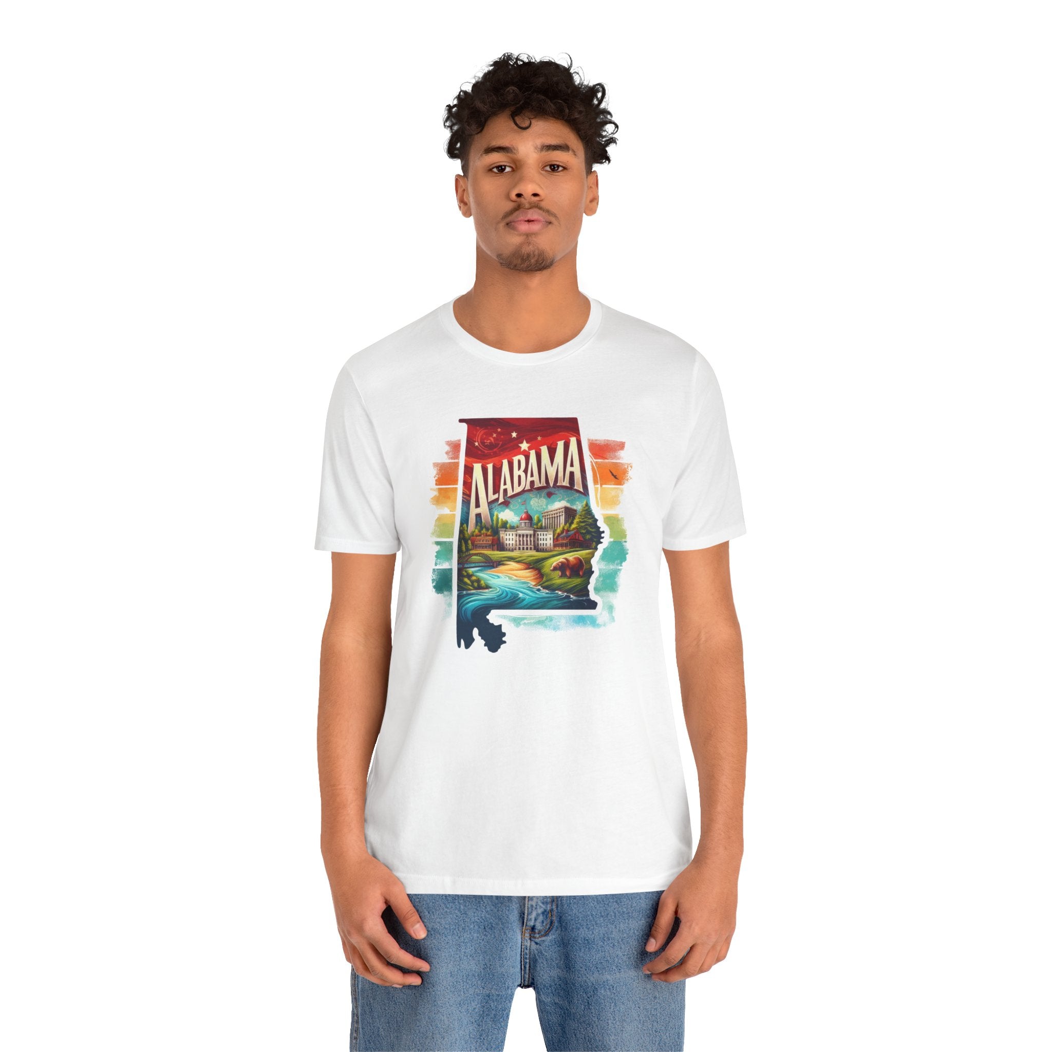 Alabama State Pride Jersey Tee - Deez Teez