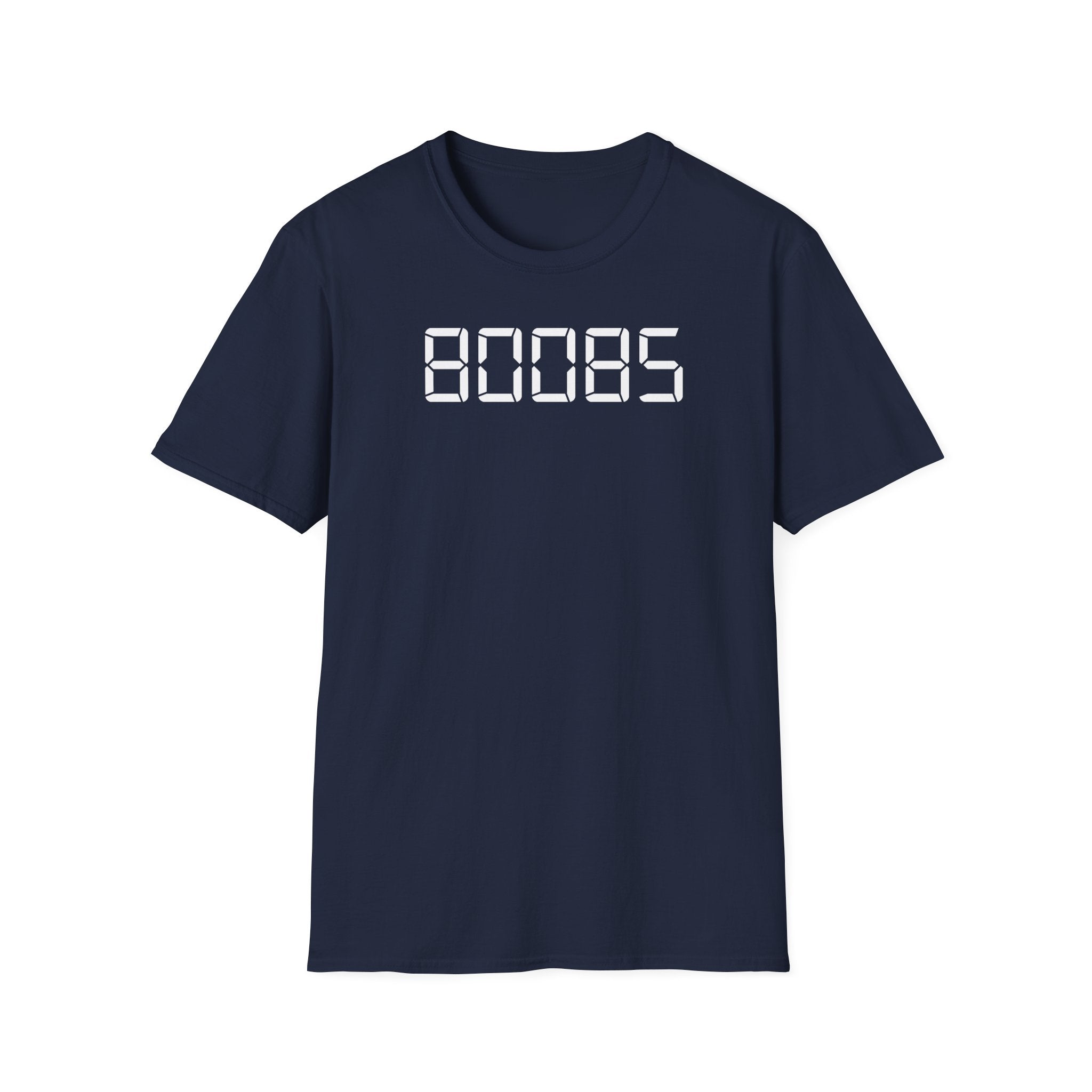 80085 'BOOBS' T-Shirt | Funny Calculator Display Text Tee