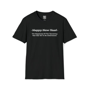 Realistic Expectations New Year' Eve T-Shirt | Happy New Year Sarcasm - Deez Teez