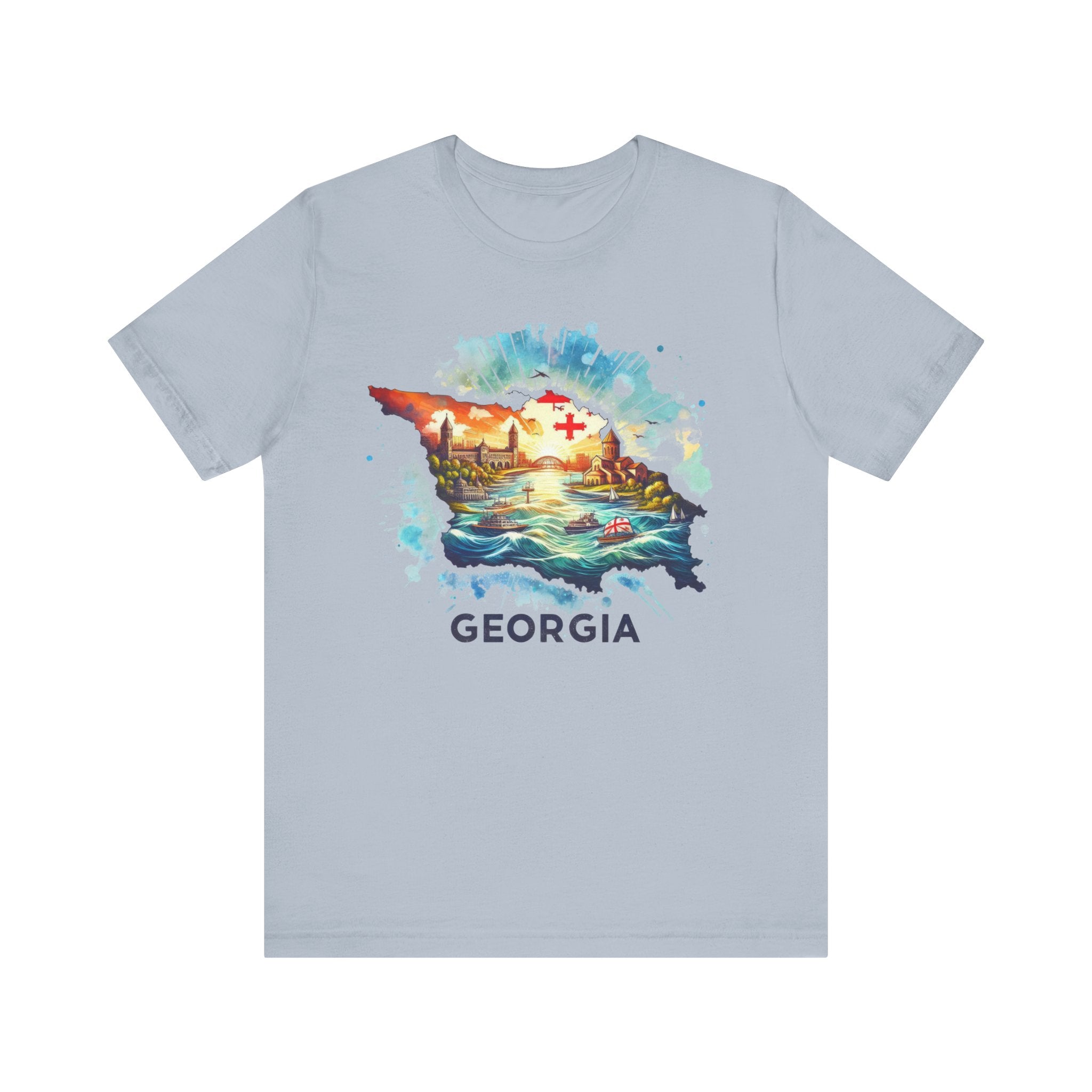 Georgia State Pride T-Shirt | State of Georgia Graphic Tee - Deez Teez