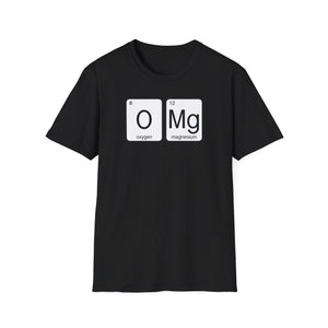 'OMG' Periodic Table Humor T-Shirt | Oxygen Magnesium Elemental Humor Tee