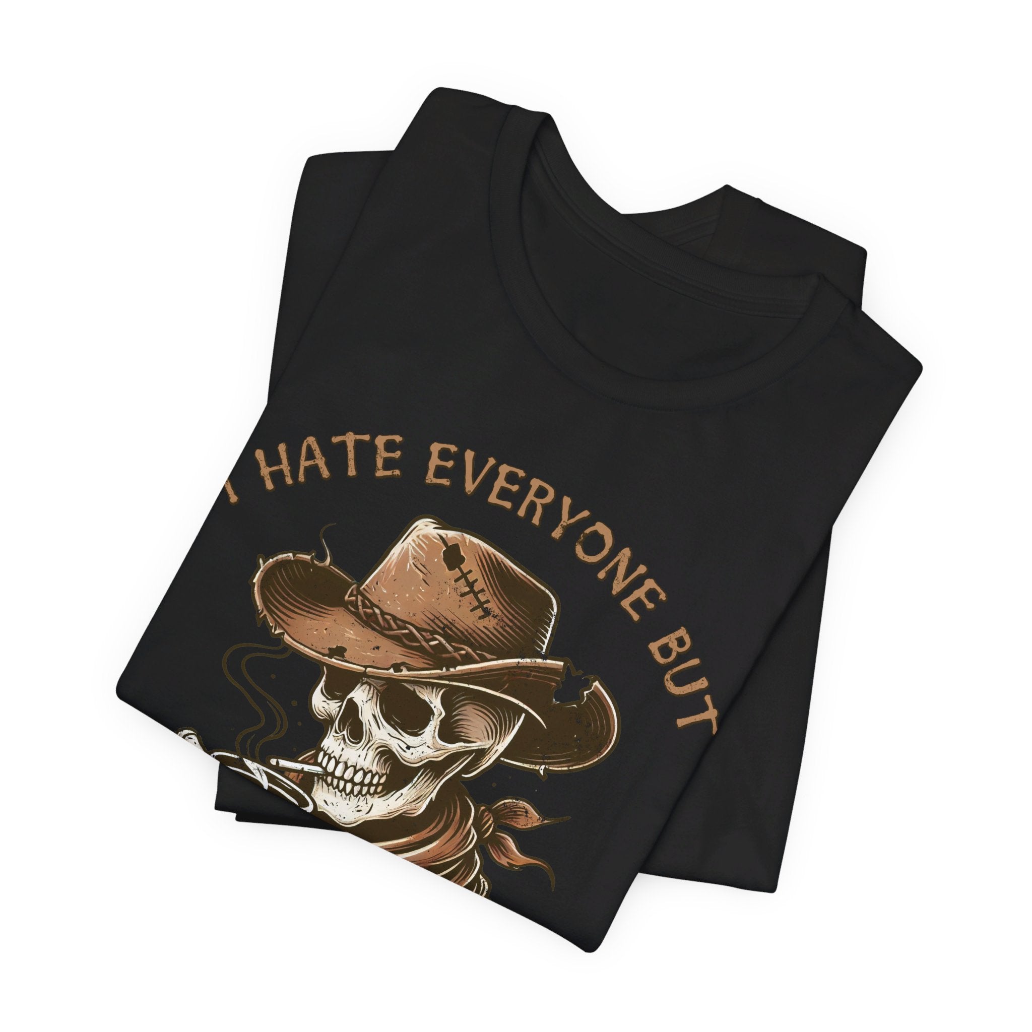 'I Hate Everyone But Coffee Helps' Graphic T-shirt - Deez Teez