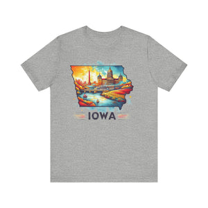 Iowa State Pride T-Shirt | State of Iowa Graphic Tee - Deez Teez