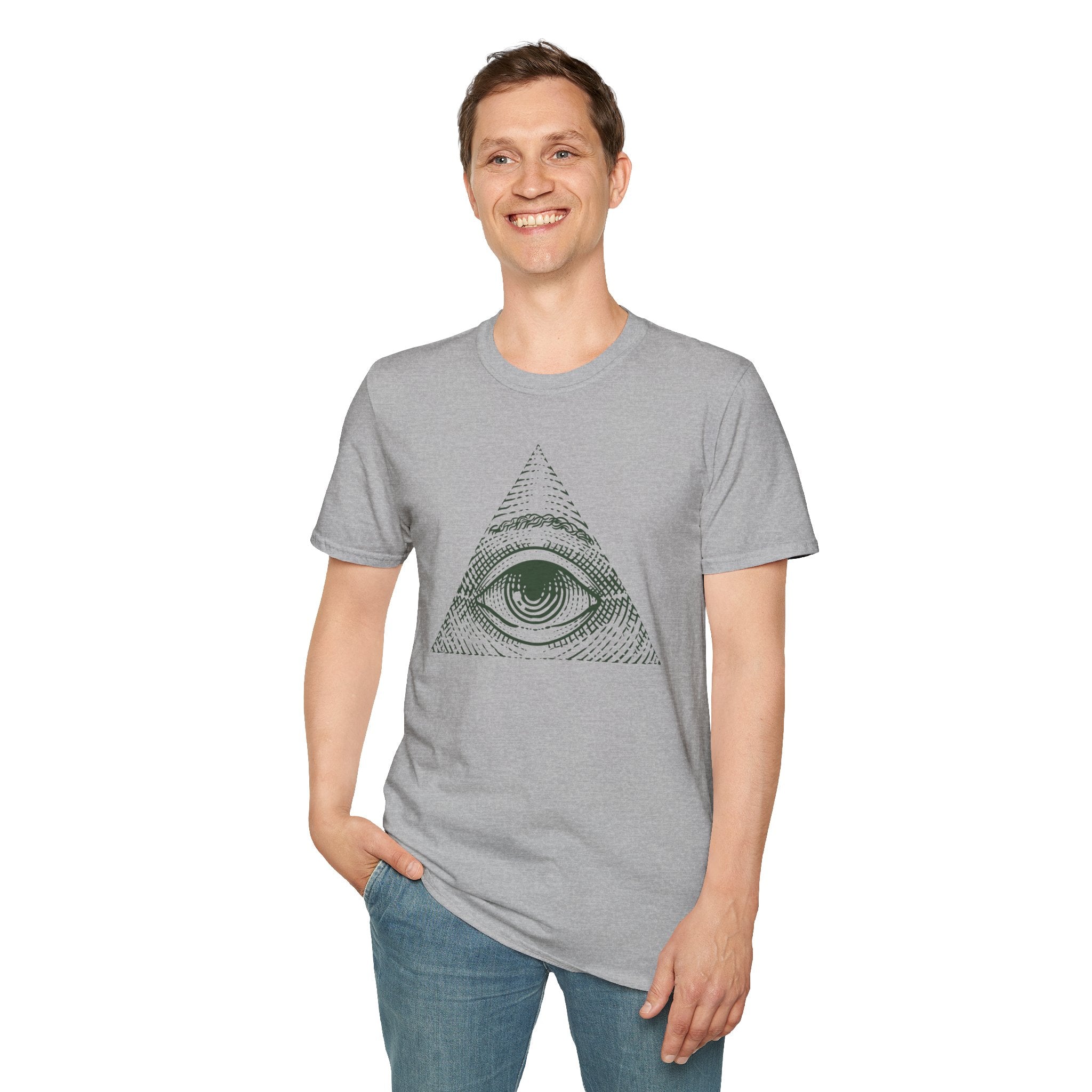 Illuminati Eye T-Shirt | Mysterious All-Seeing Eye Design