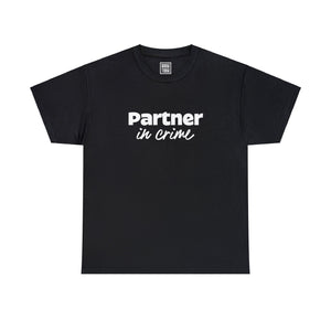 Dynamic Duo 'Partner in Crime' Couples T-Shirt - Deez Teez