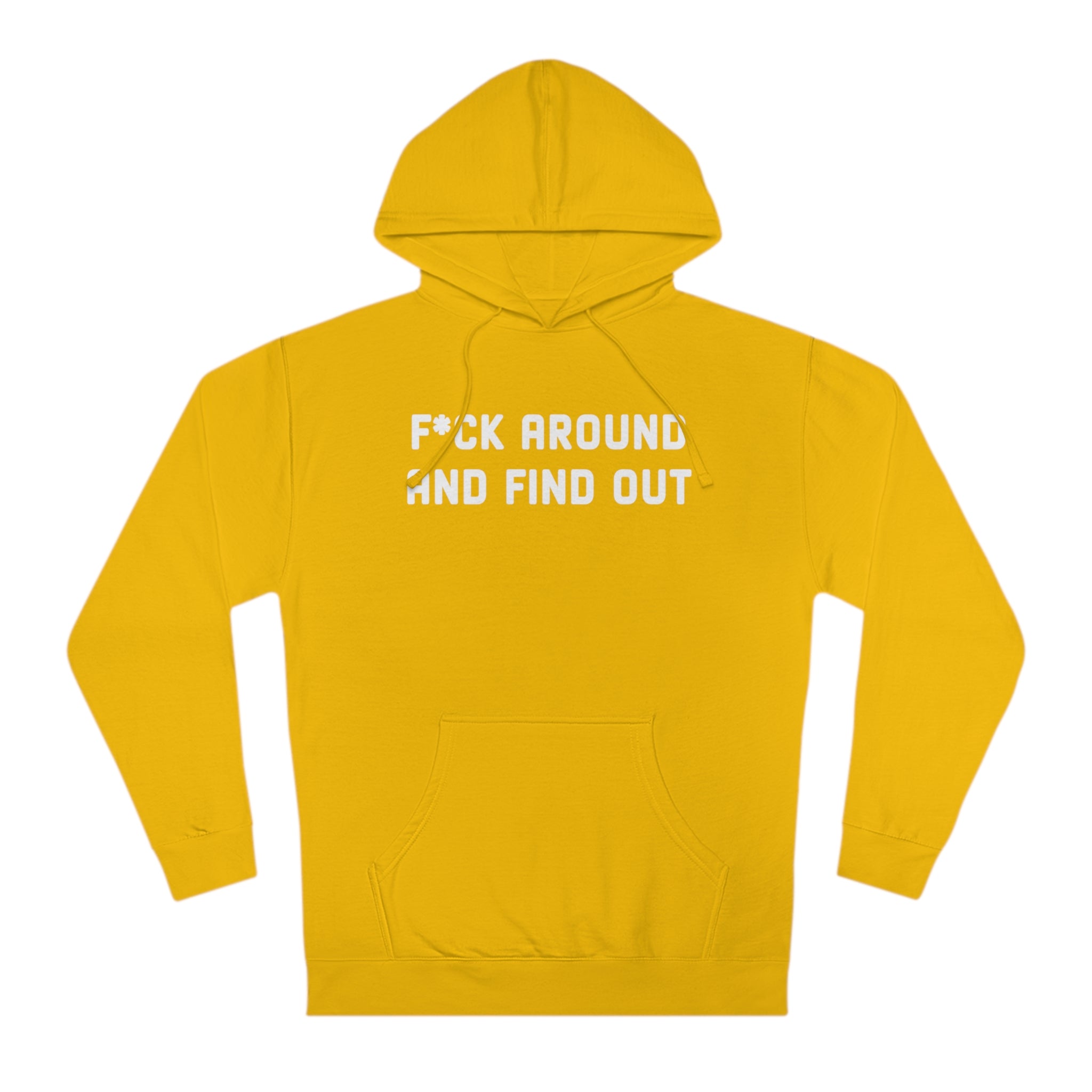 'F*CK Around And Find Out' Bold Statement Unisex Hooded Sweatshirt - Deez Teez