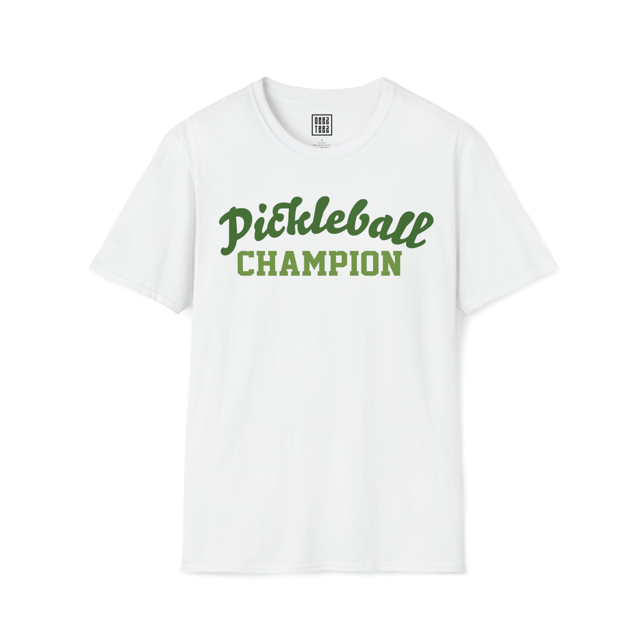 Pickleball Champion | Big Dill Softstyle T-Shirt - Deez Teez