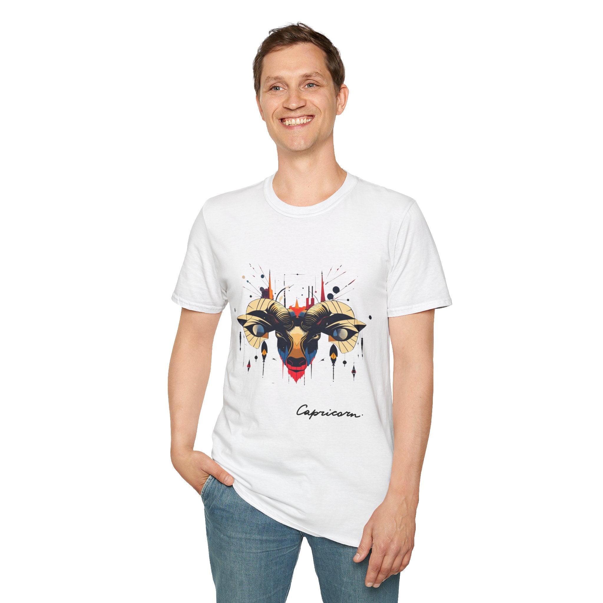 Capricorn Zodiac T-Shirt | Capricorn Goat Astrology Tee