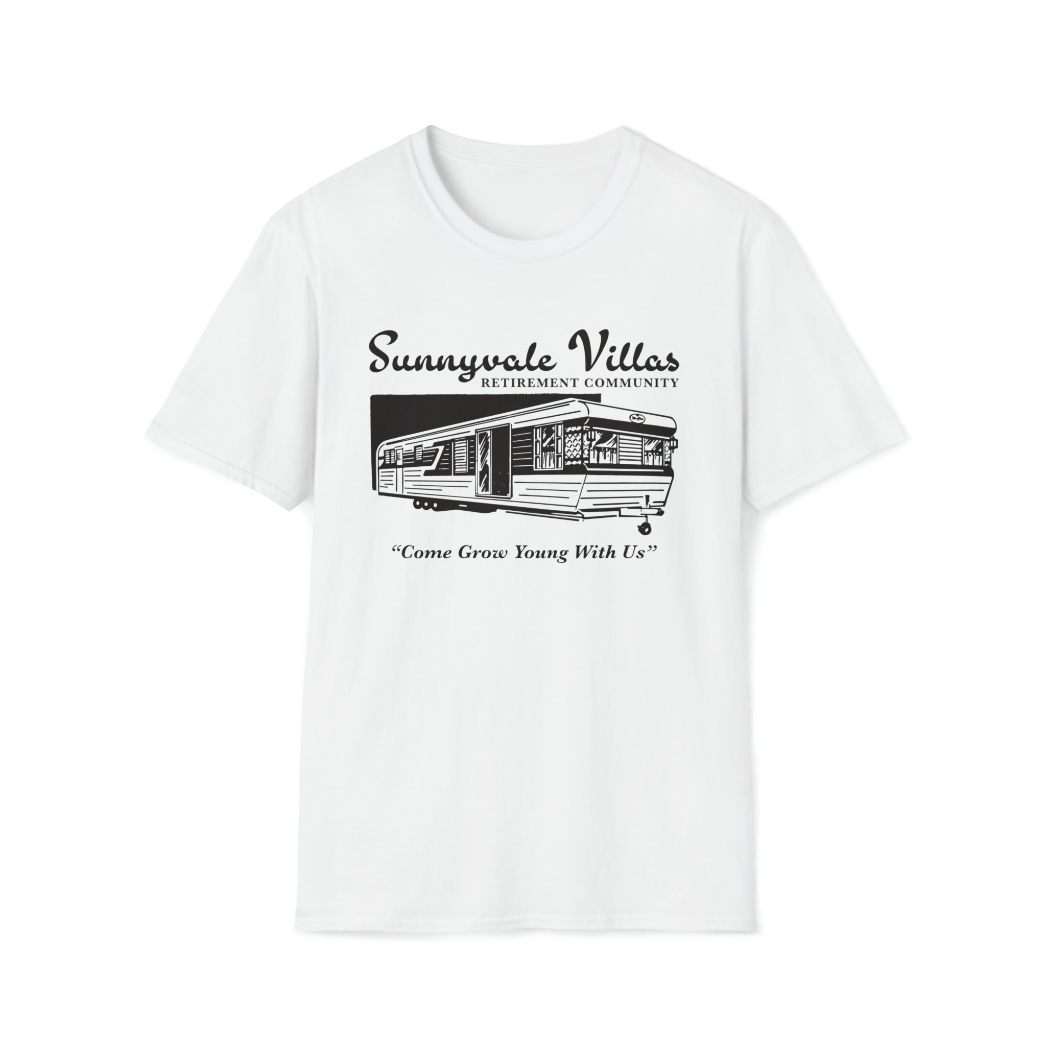 Sunnyvale Villas Retirement Community T-Shirt | Trailer Park Boys Parody T-Shirt - Deez Teez