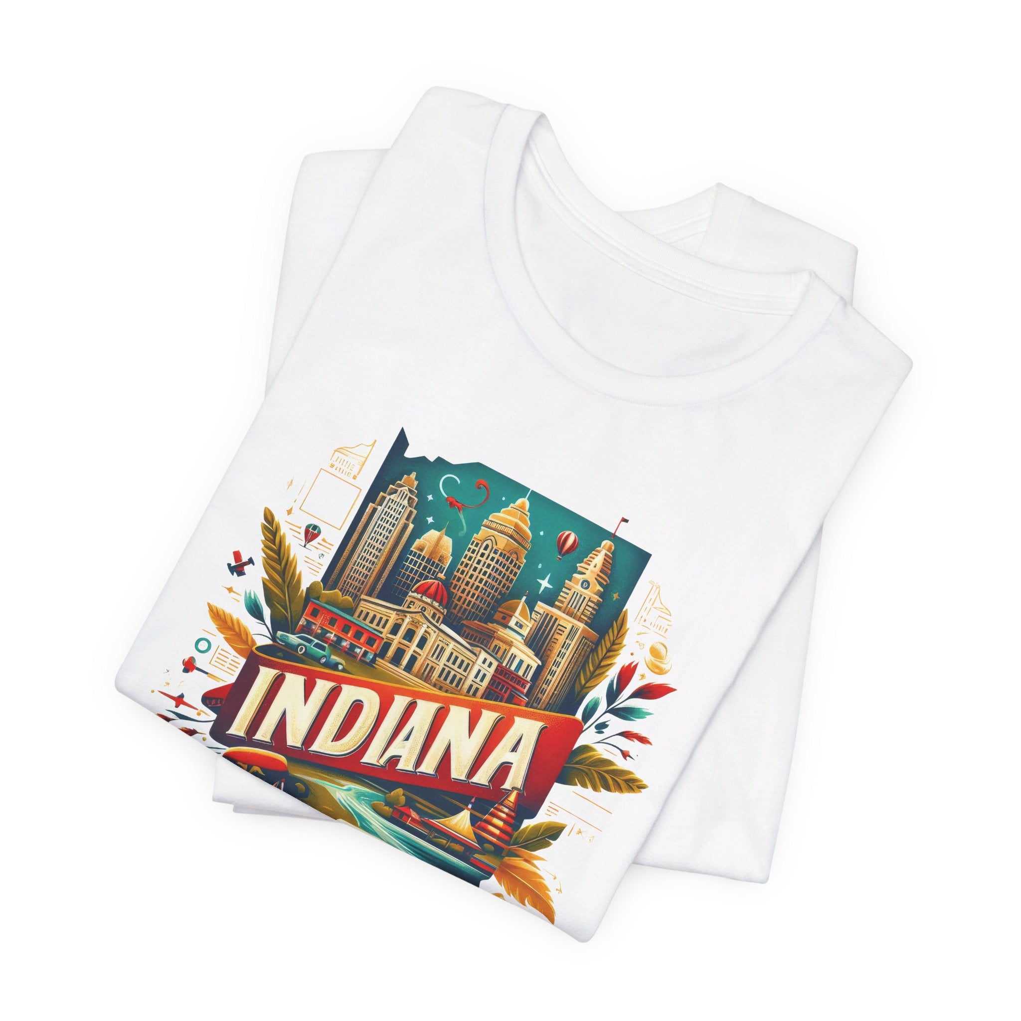 Indiana State Pride T-Shirt | State of Indiana Graphic Tee - Deez Teez