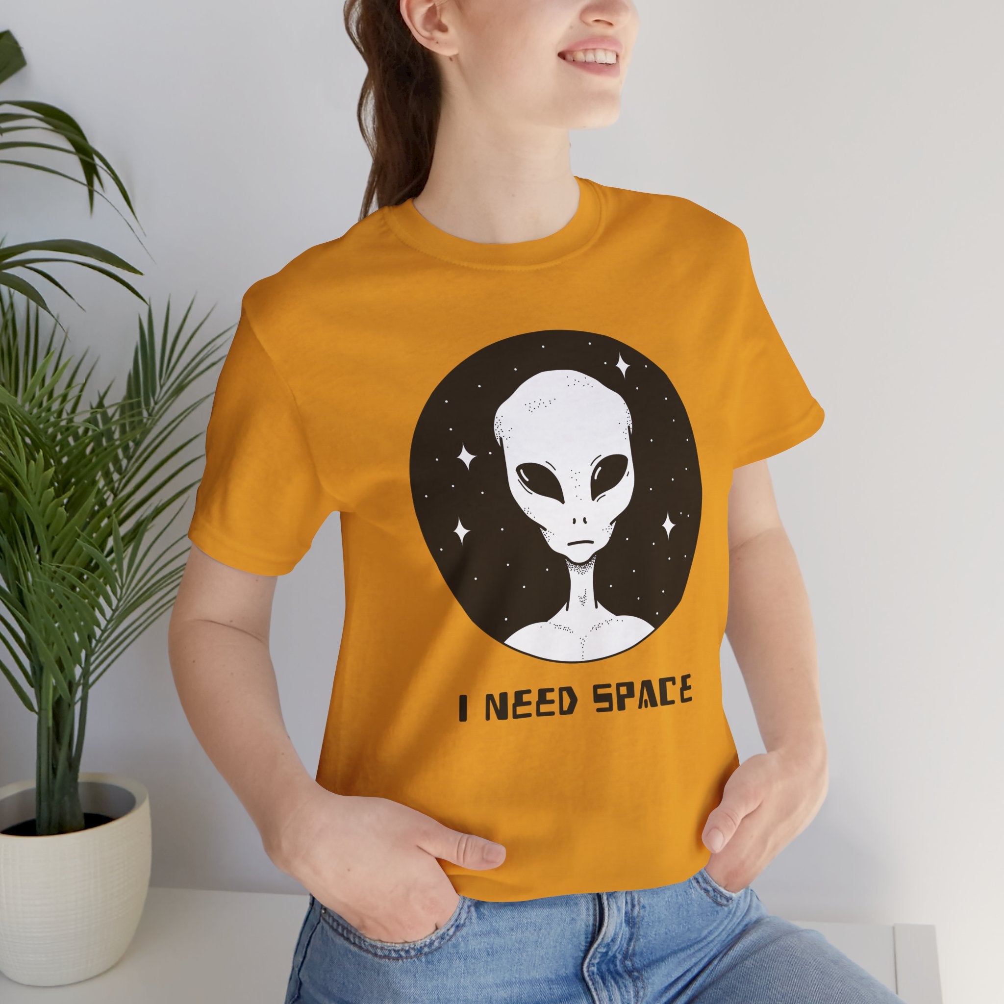 I Need Space Alien Graphic T-Shirt