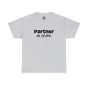 Dynamic Duo 'Partner in Crime' Couples T-Shirt | Companions Tees - Deez Teez