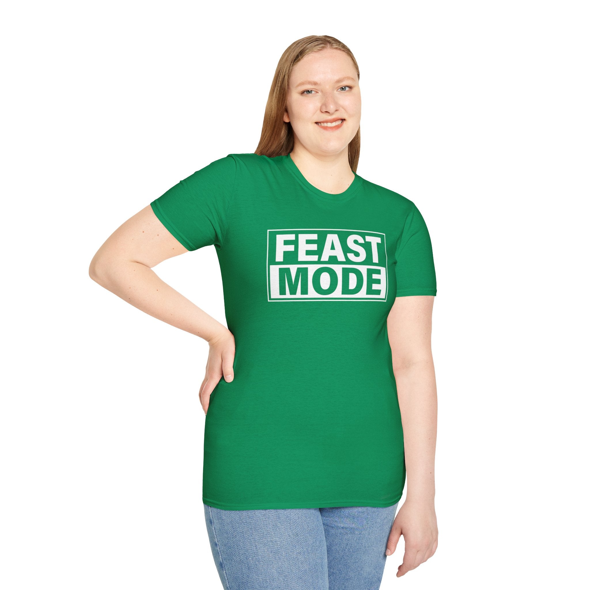 "Feast Mode" T-Shirt – Perfect for Buffet Kings, Holiday Feasts, and Family Dinners