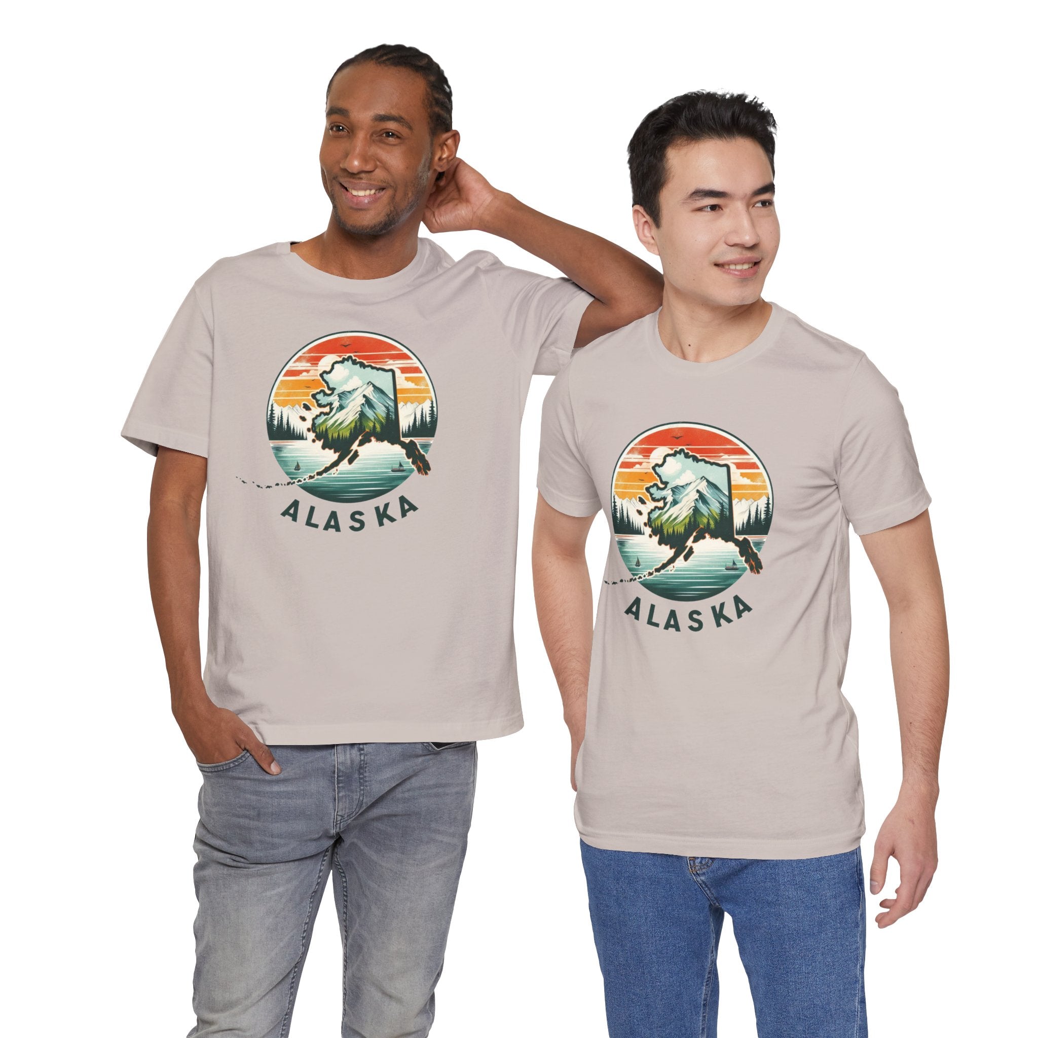 Alaska State Pride Jersey T-Shirt - Deez Teez