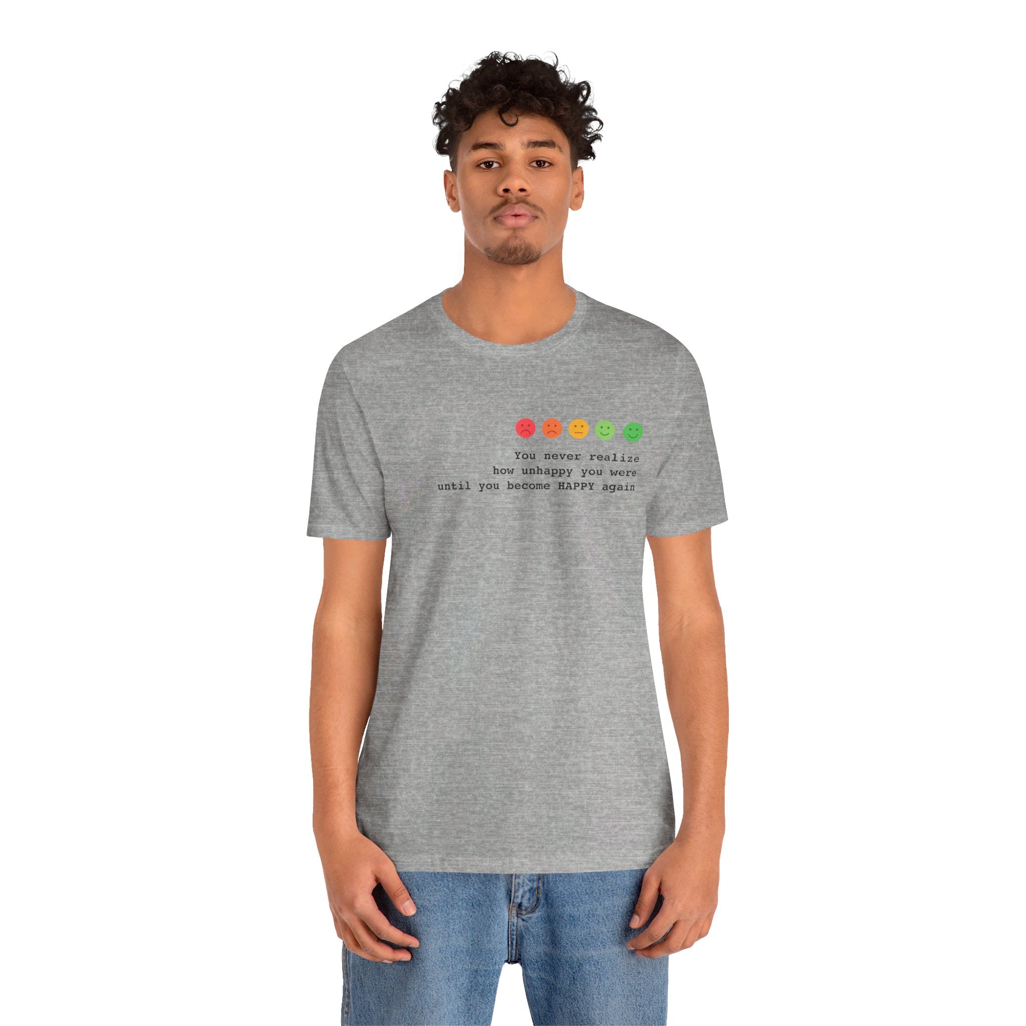 Happiness Quote T-Shirt | Happiness Realization - Deez Teez