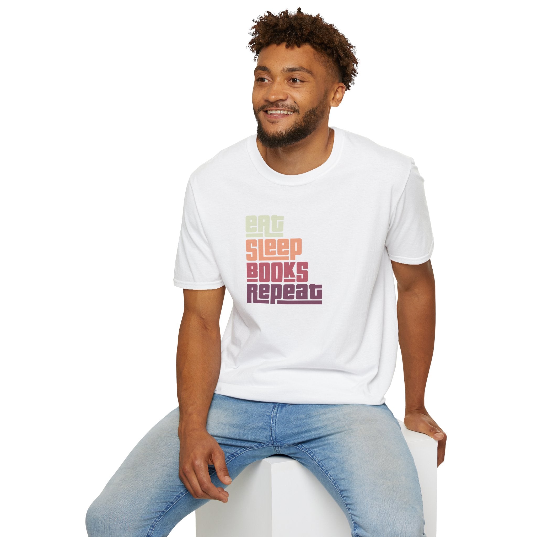 'Eat. Sleep. Books. Repeat.' Reader Life T-Shirt | Book Lover Tee