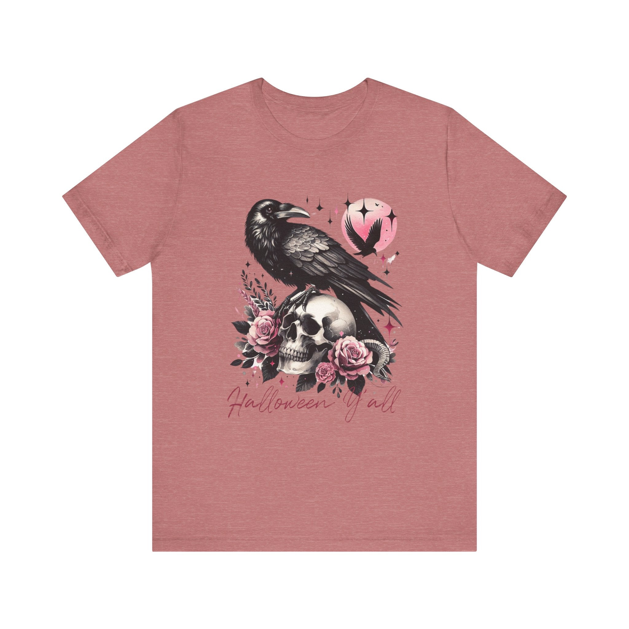 Halloween Y'all T-Shirt | Fun & Festive Raven Halloween Tee - Deez Teez