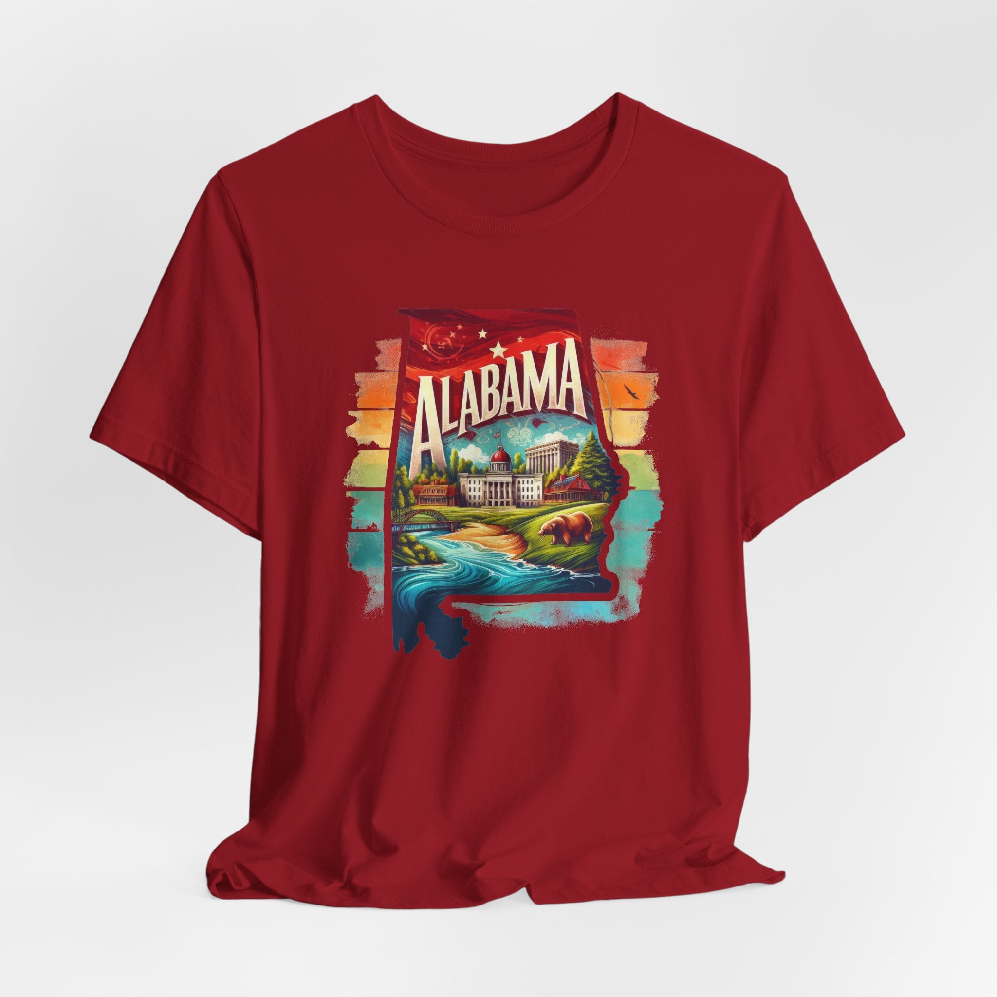 Alabama State Pride Jersey Tee - Deez Teez
